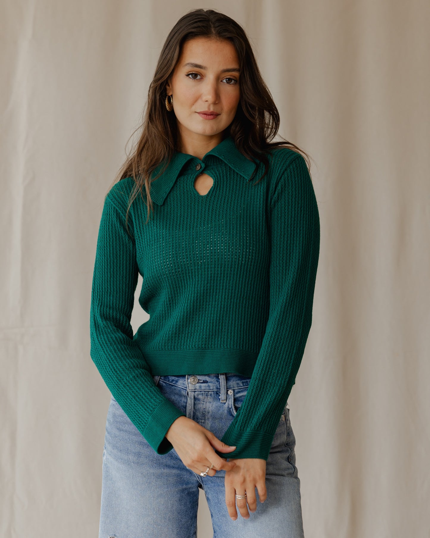 The Summer Sweater In Teal
