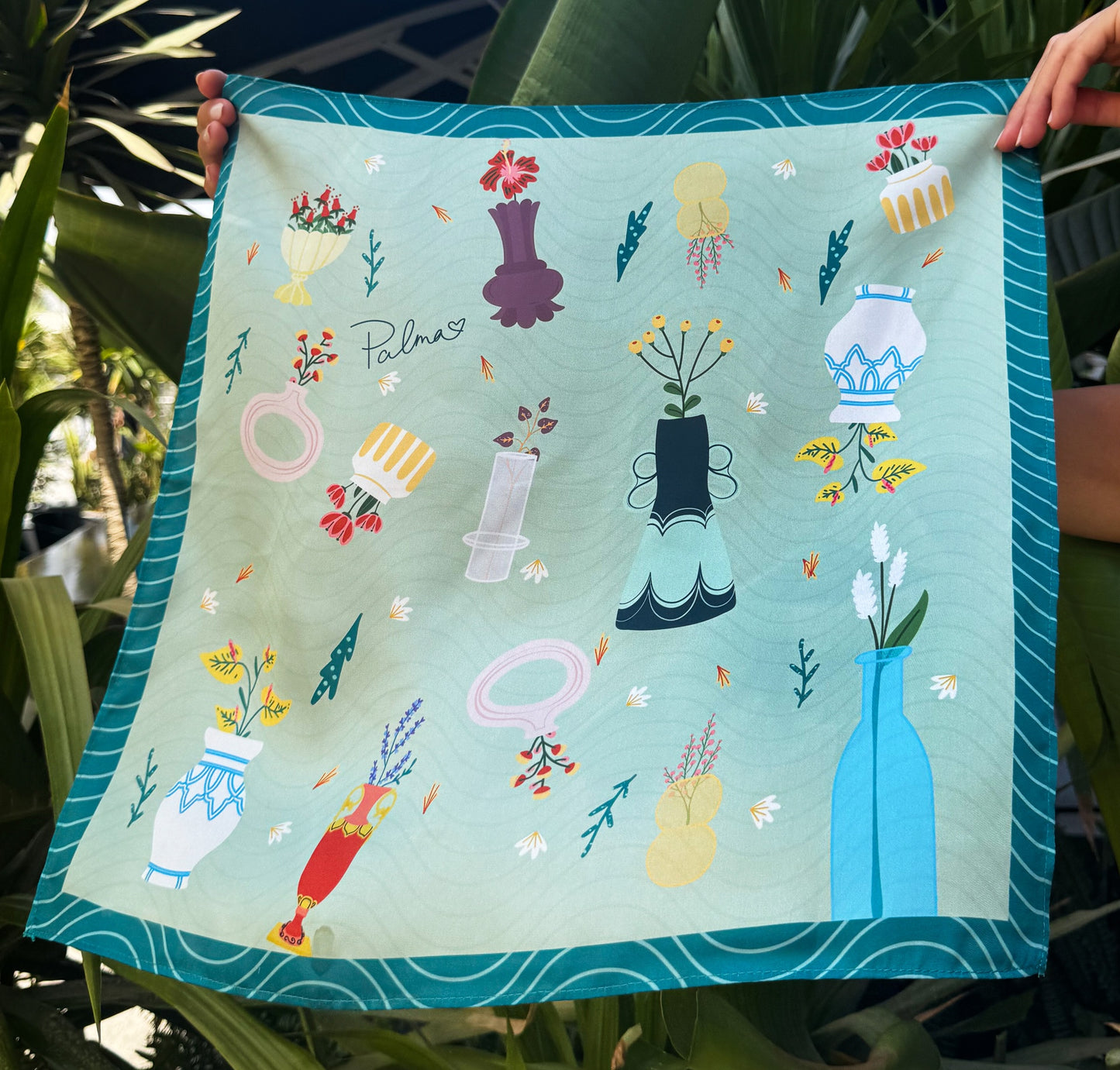 Vase Parade Scarf