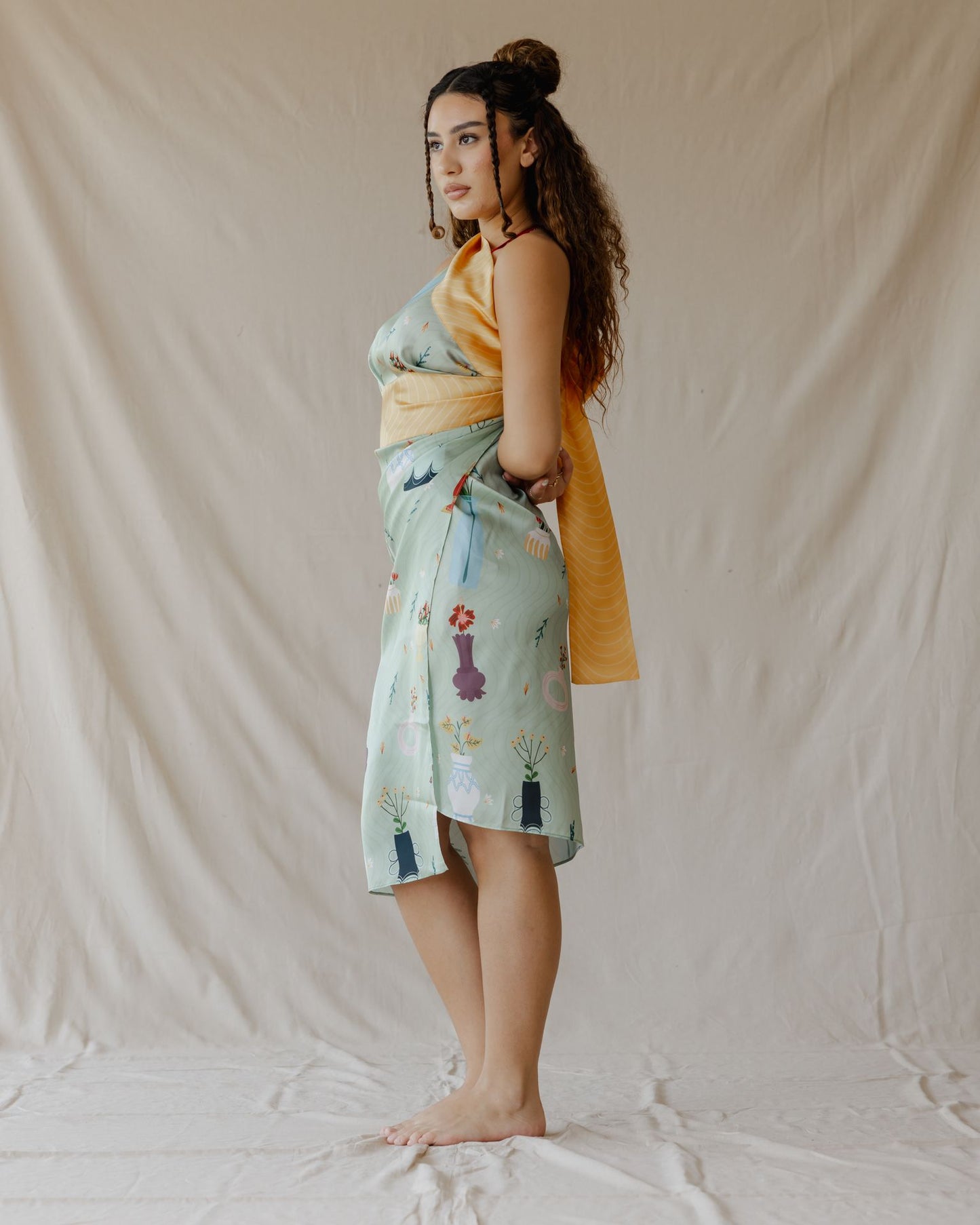Botanical Daydream Sarong Mint