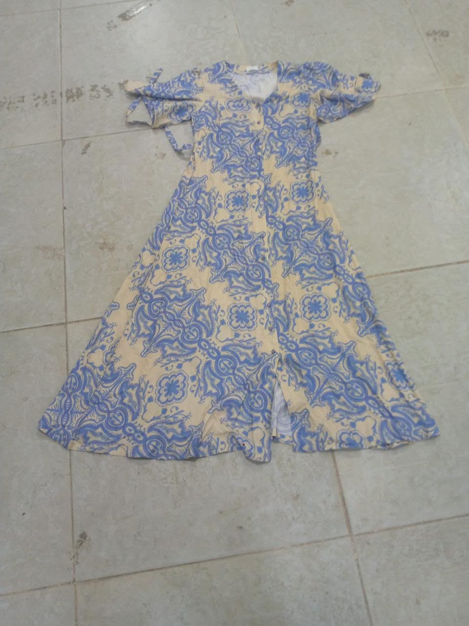 Azure Reverie Dress In Blue