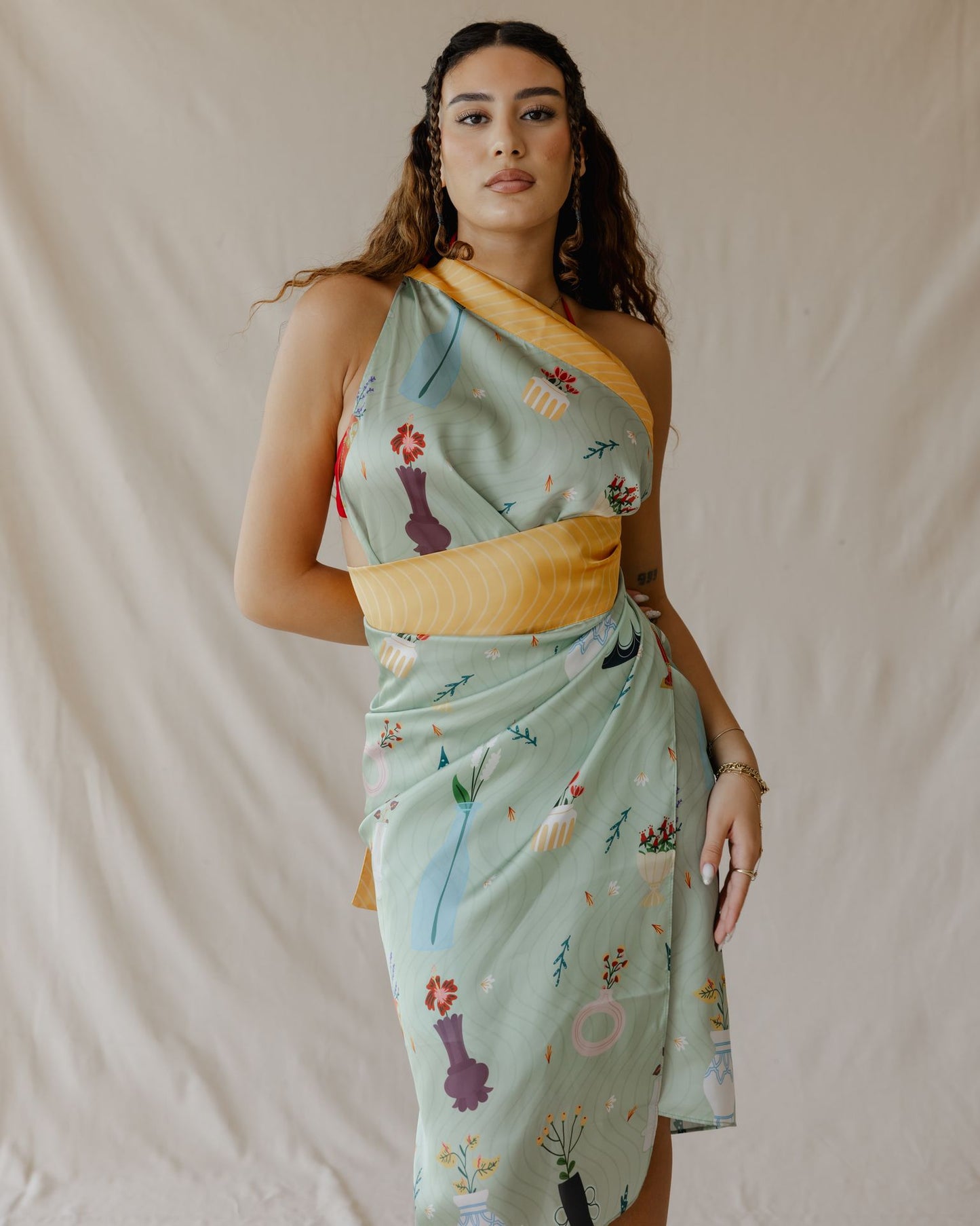 Botanical Daydream Sarong Mint