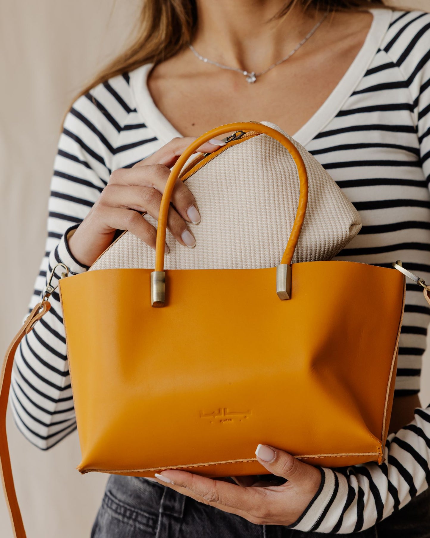 The Luce Genuine Bag In Tan