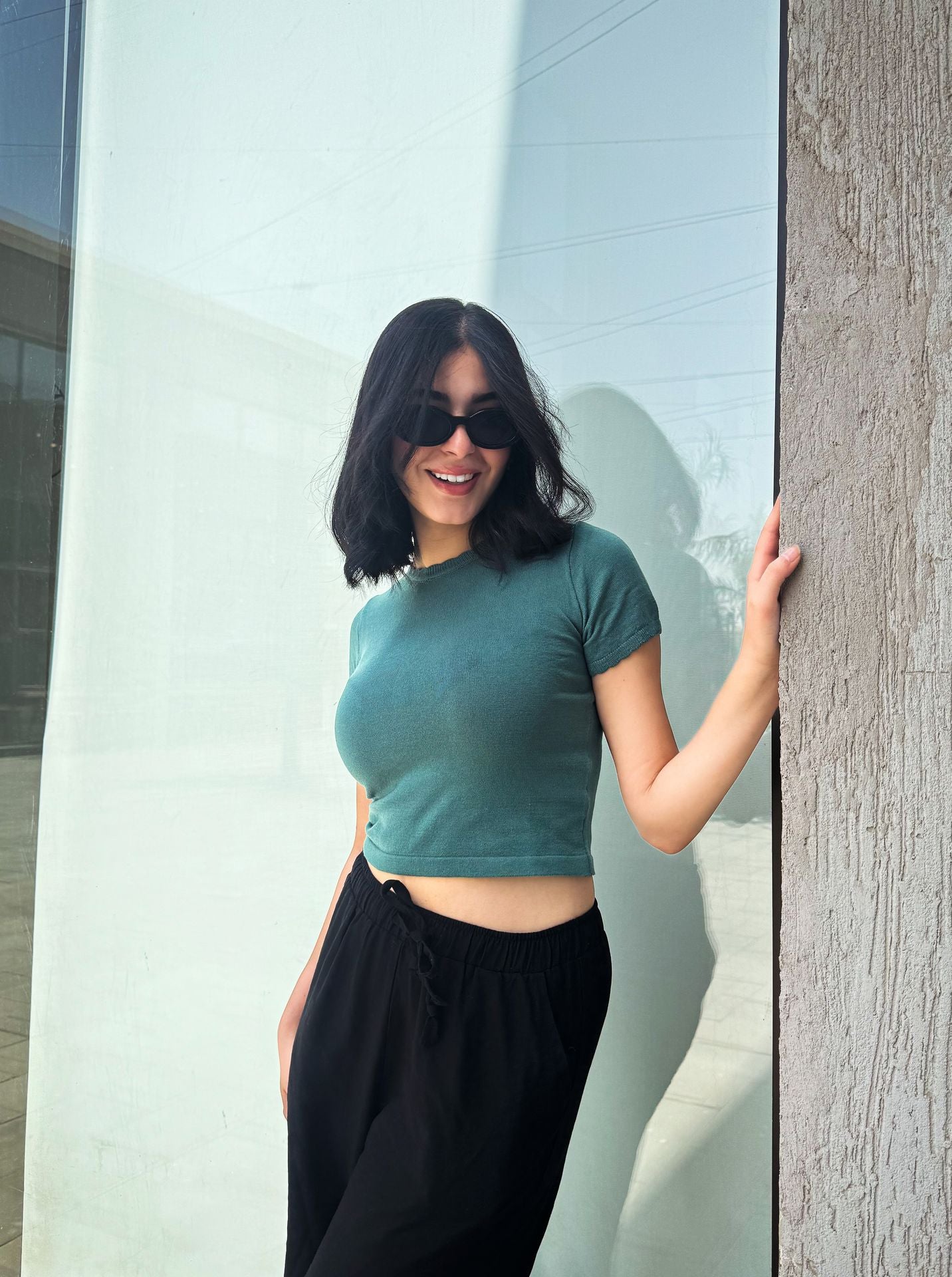 Basic Knit Top Olive