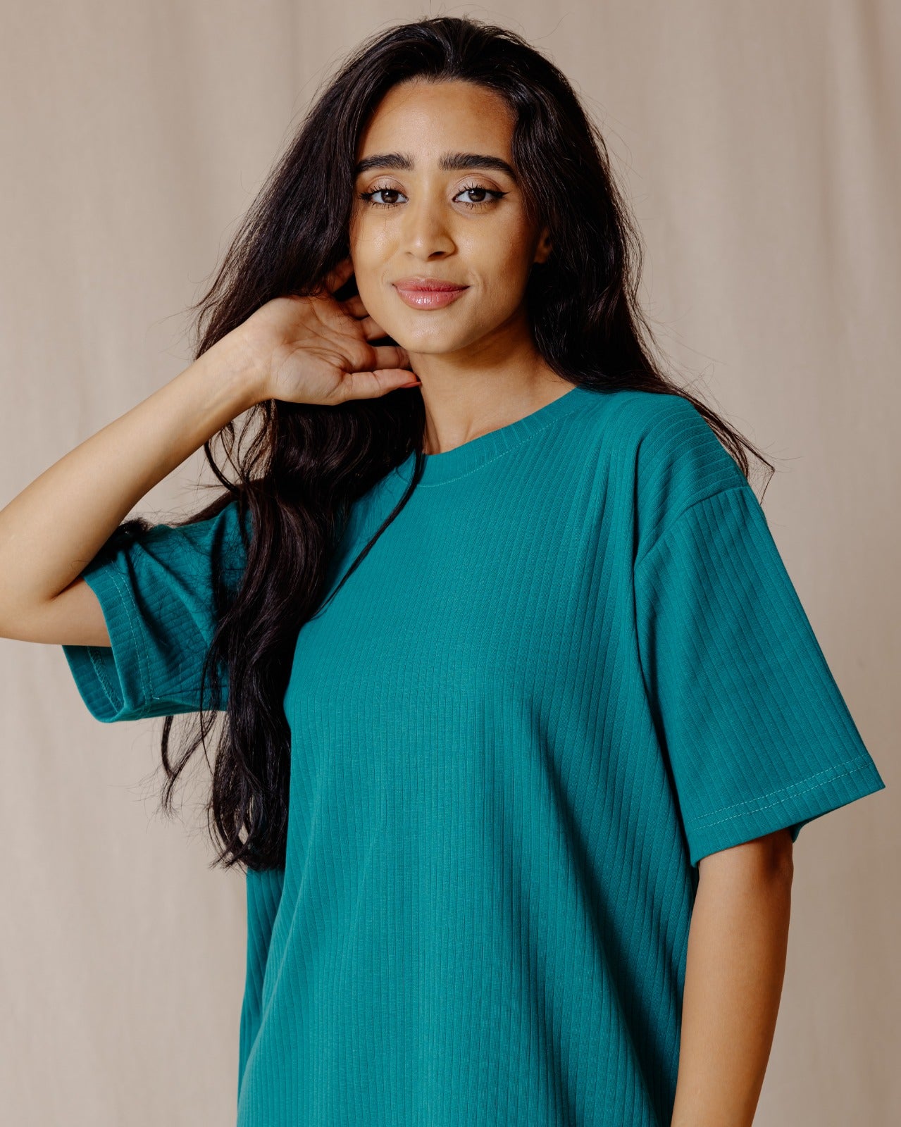 Mila Ribbed Set Teal