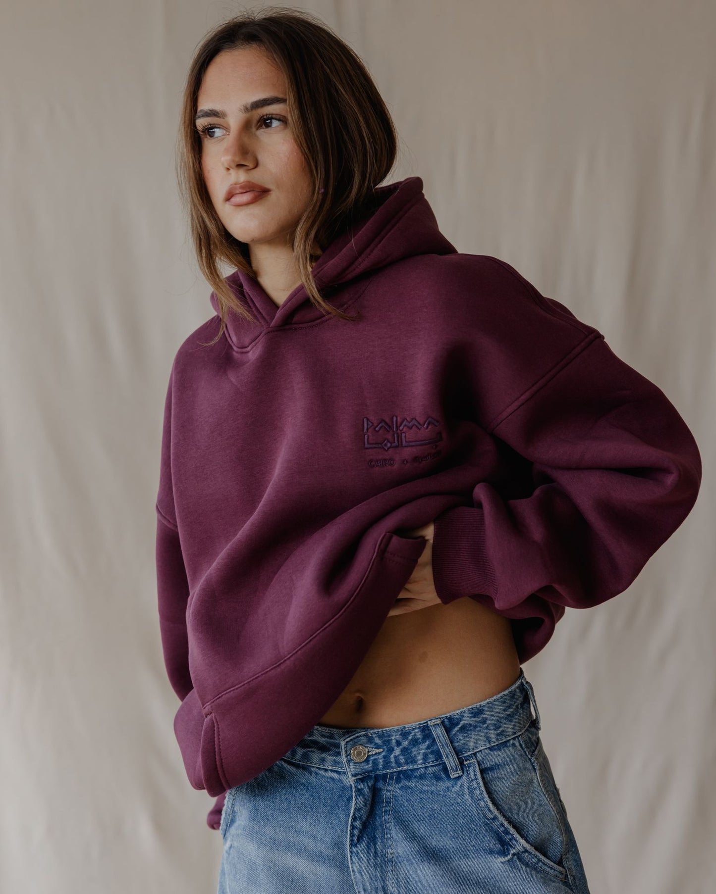 Palma's Burgundy Hoodie