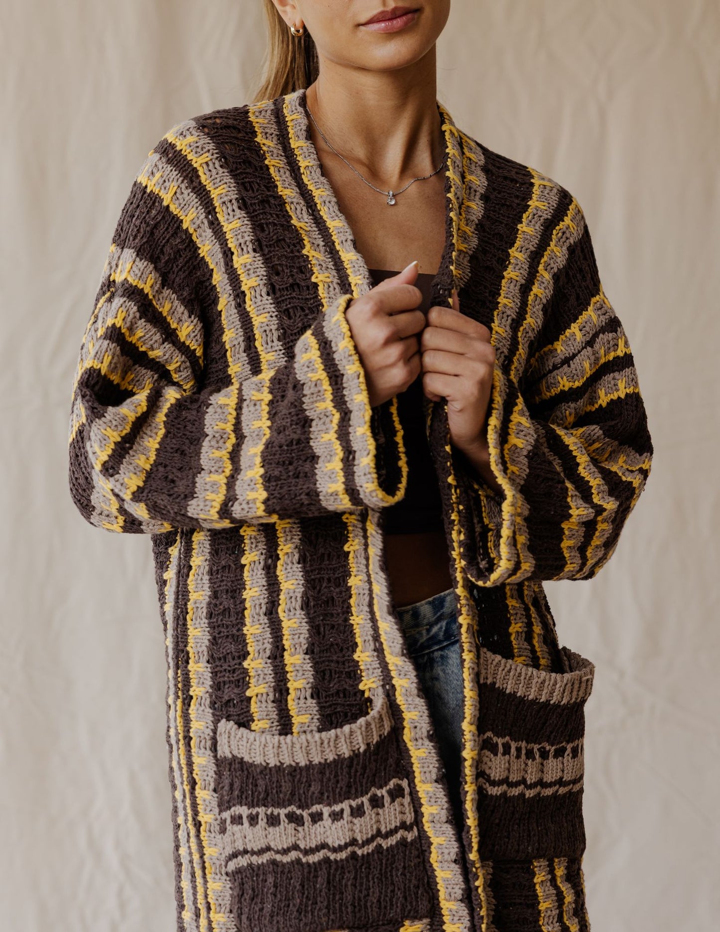 Mocha Marigold Cardigan