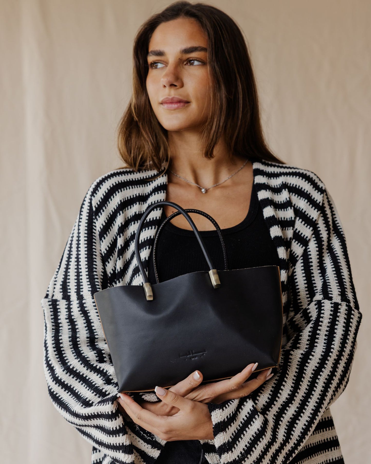 The Luce Genuine Bag In Black