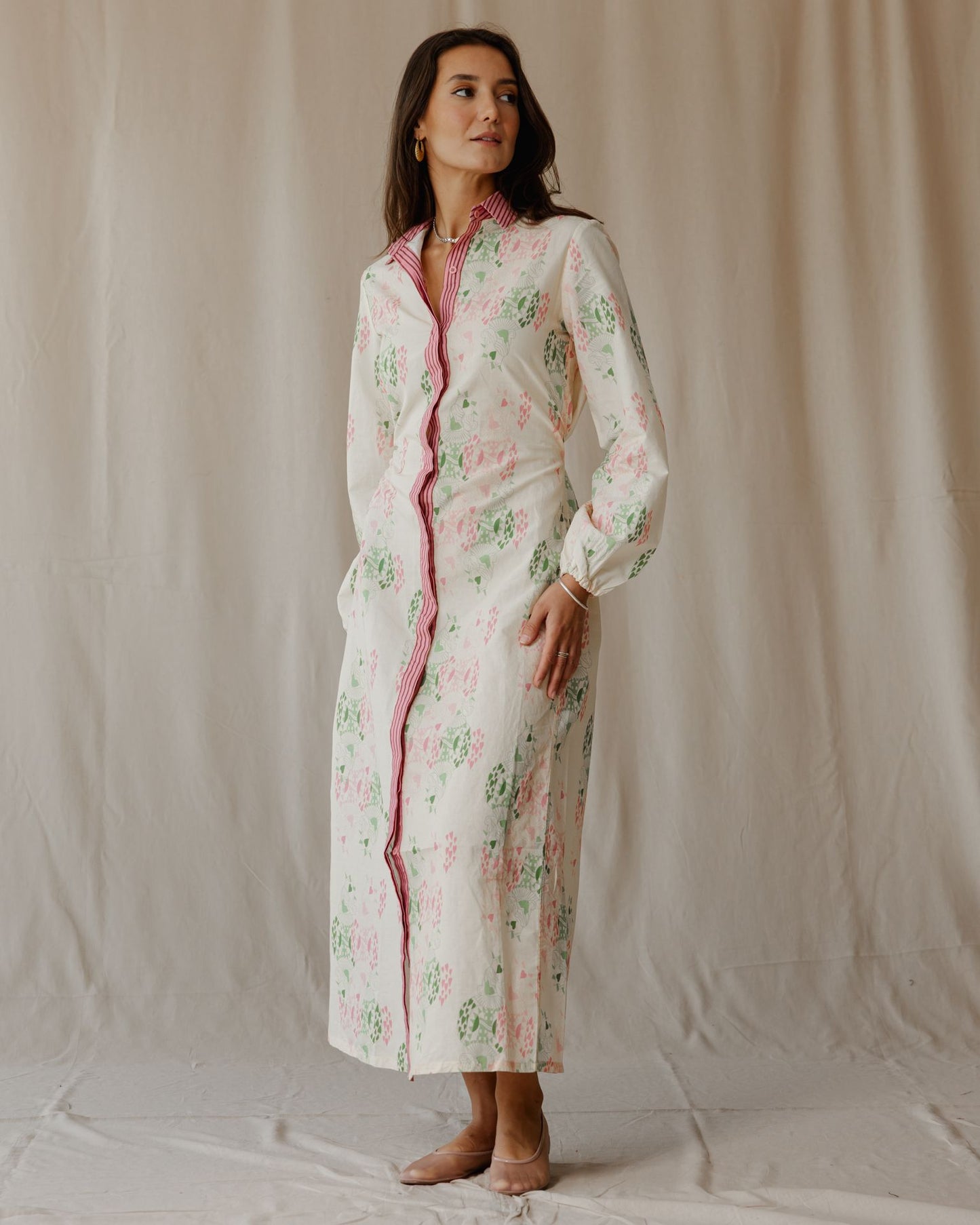 Queen Of Hearts Linen Dress