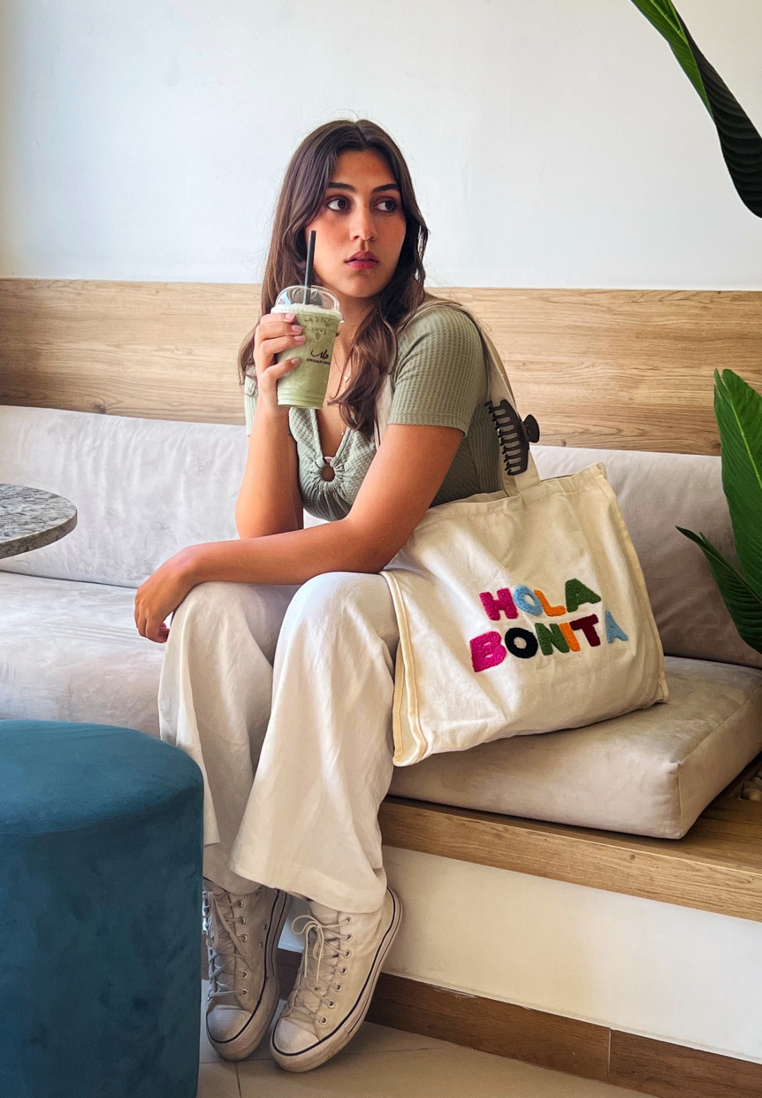 Hola Bonita! Tufted Maxi Tote
