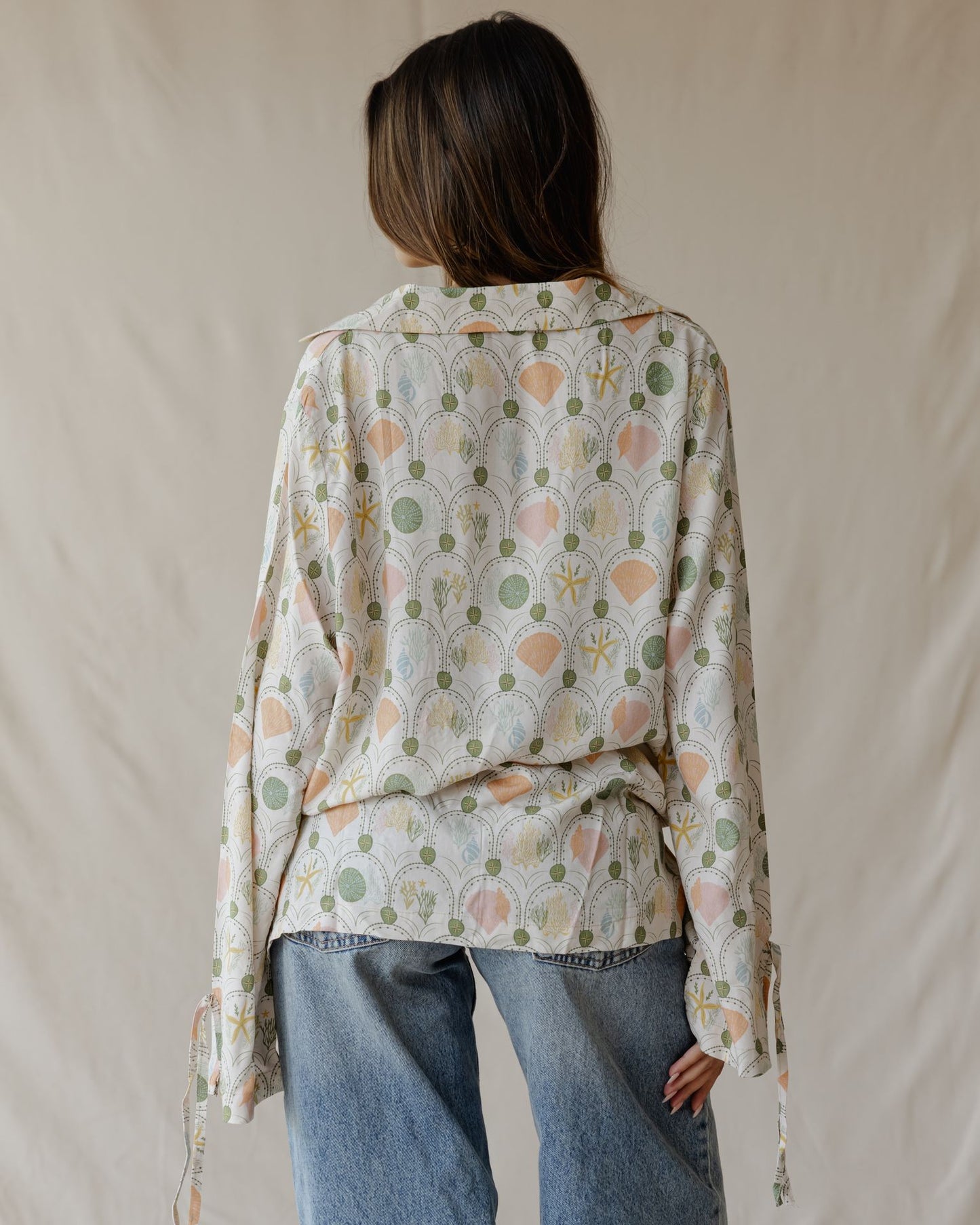 Seaside Garden Shirt Beige