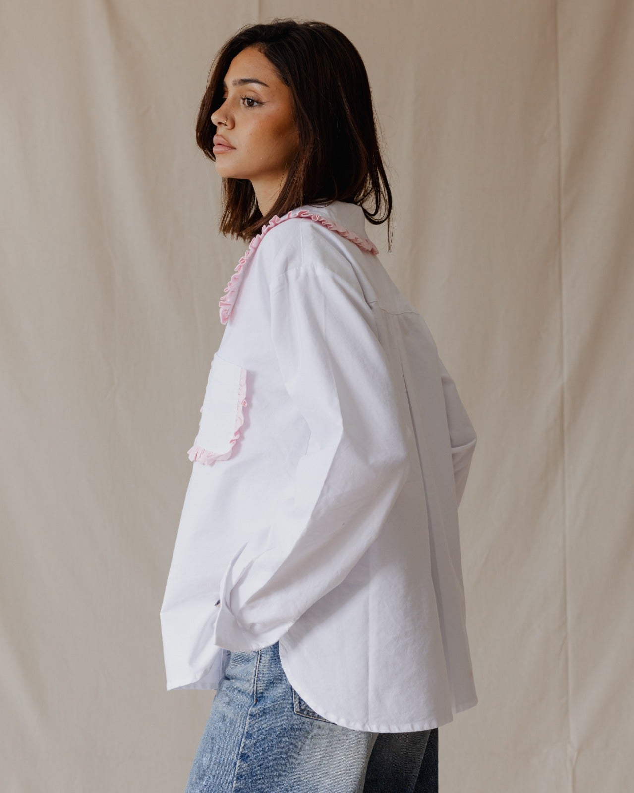 Cottage-Core Shirt White