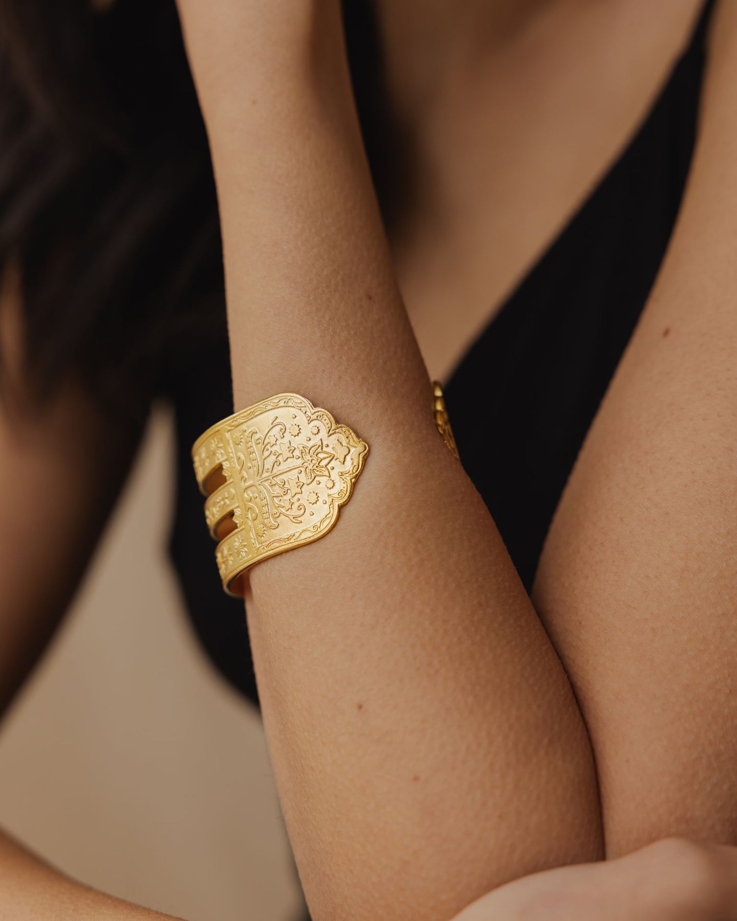 Triple Gold Plated Bangle