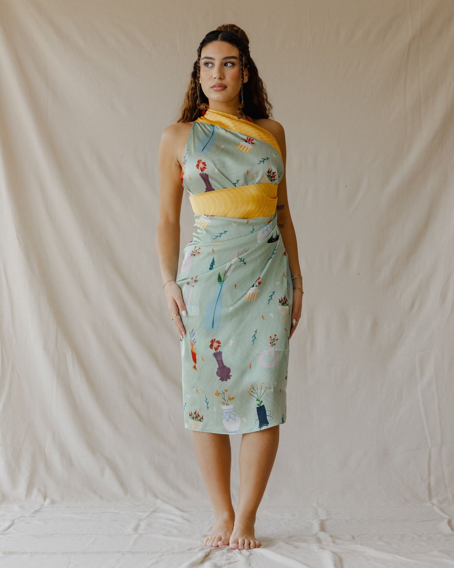 Botanical Daydream Sarong Mint