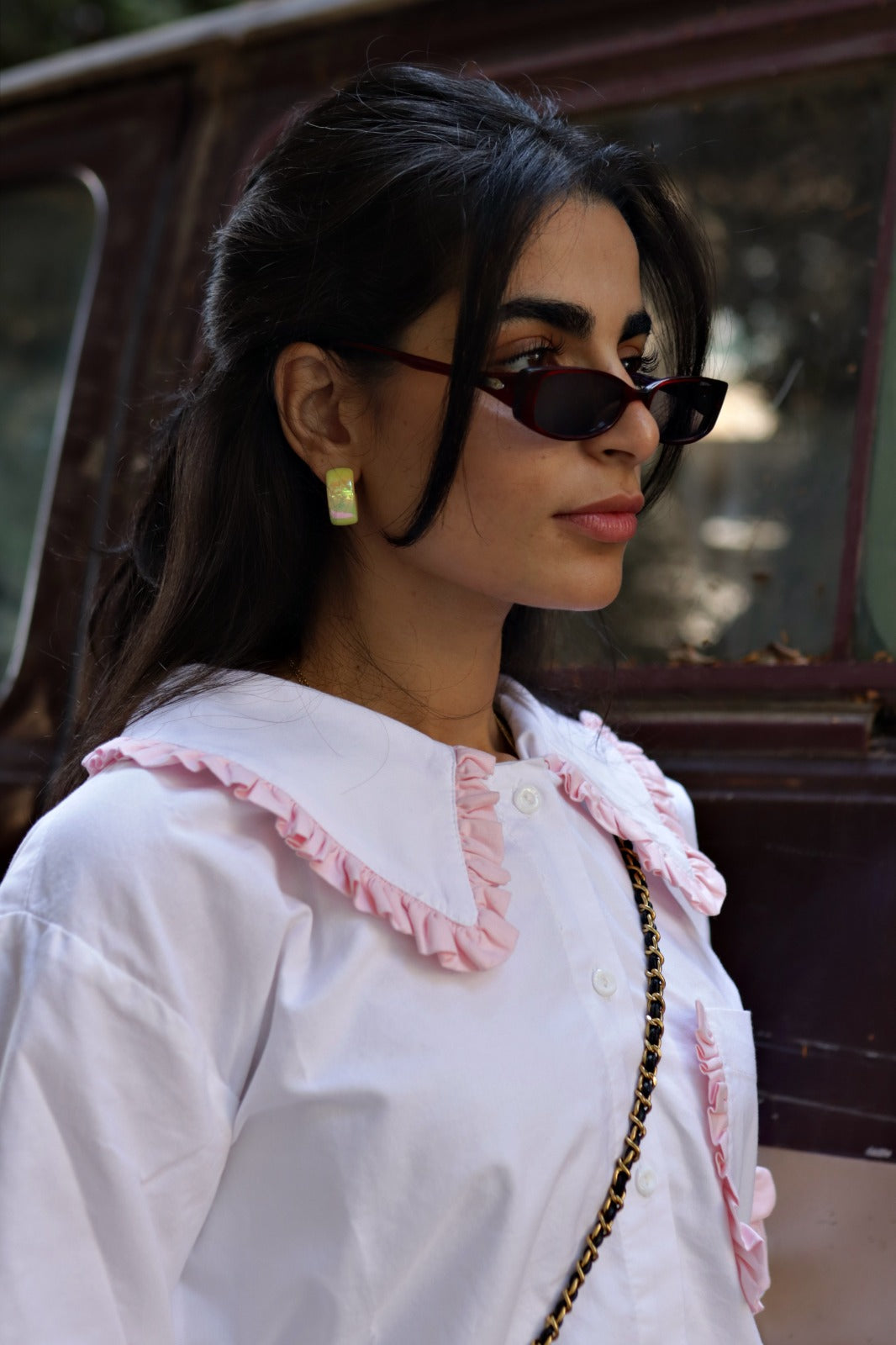 Cottage-Core Shirt White