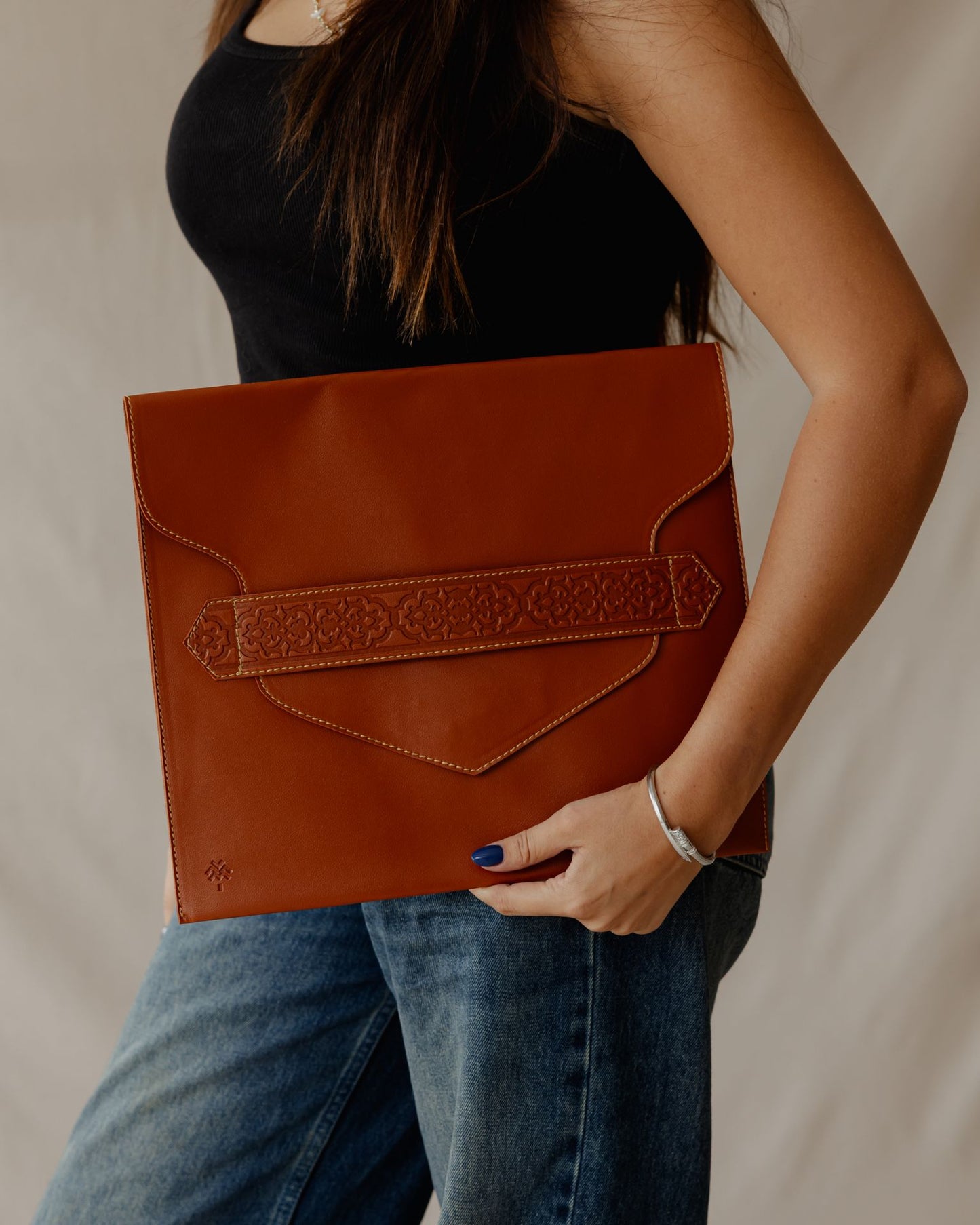 Secret Garden Laptop Sleeve Havane