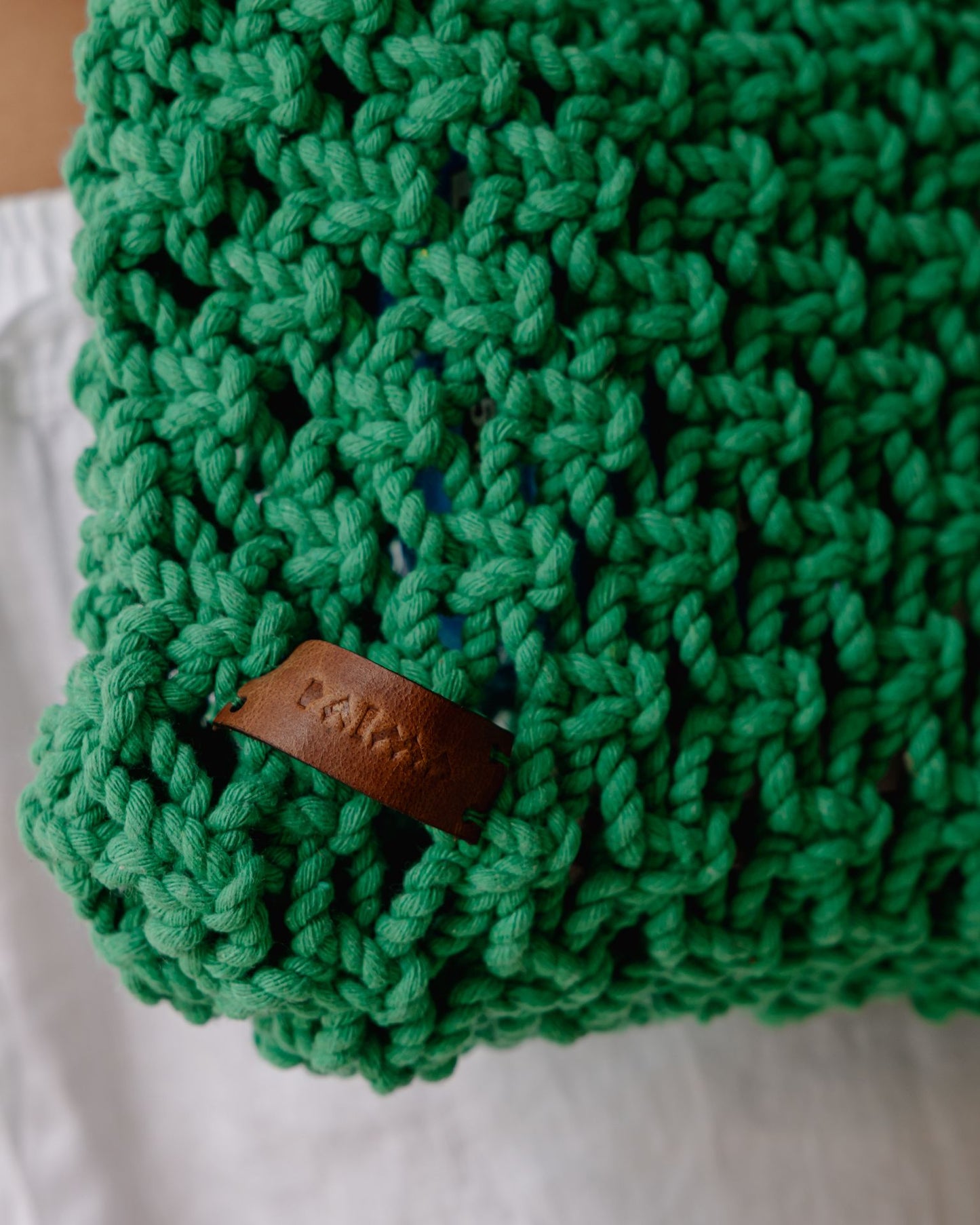 The Everyday Crochet Bag In Green