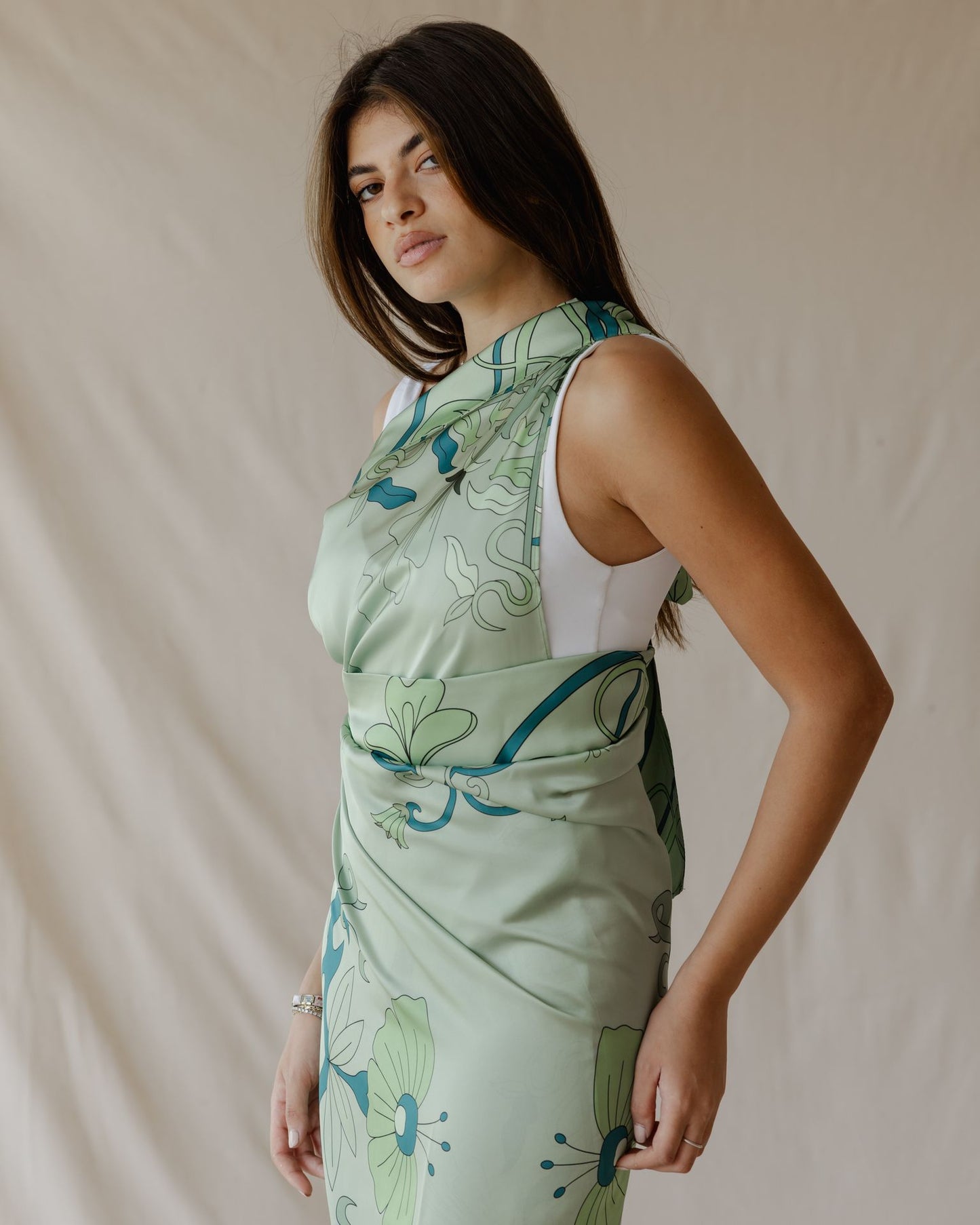 Mint Petal Muse Sarong