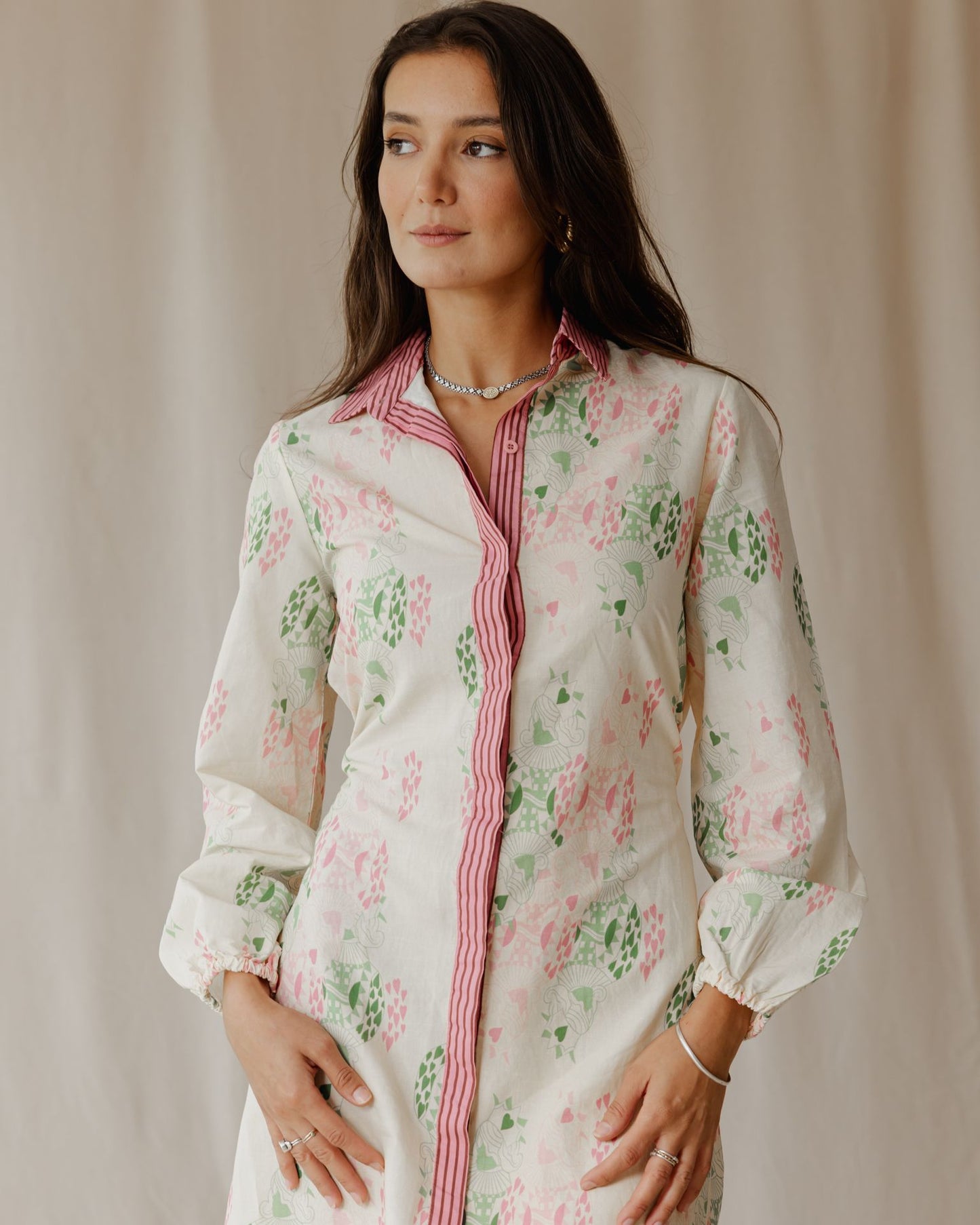 Queen Of Hearts Linen Dress