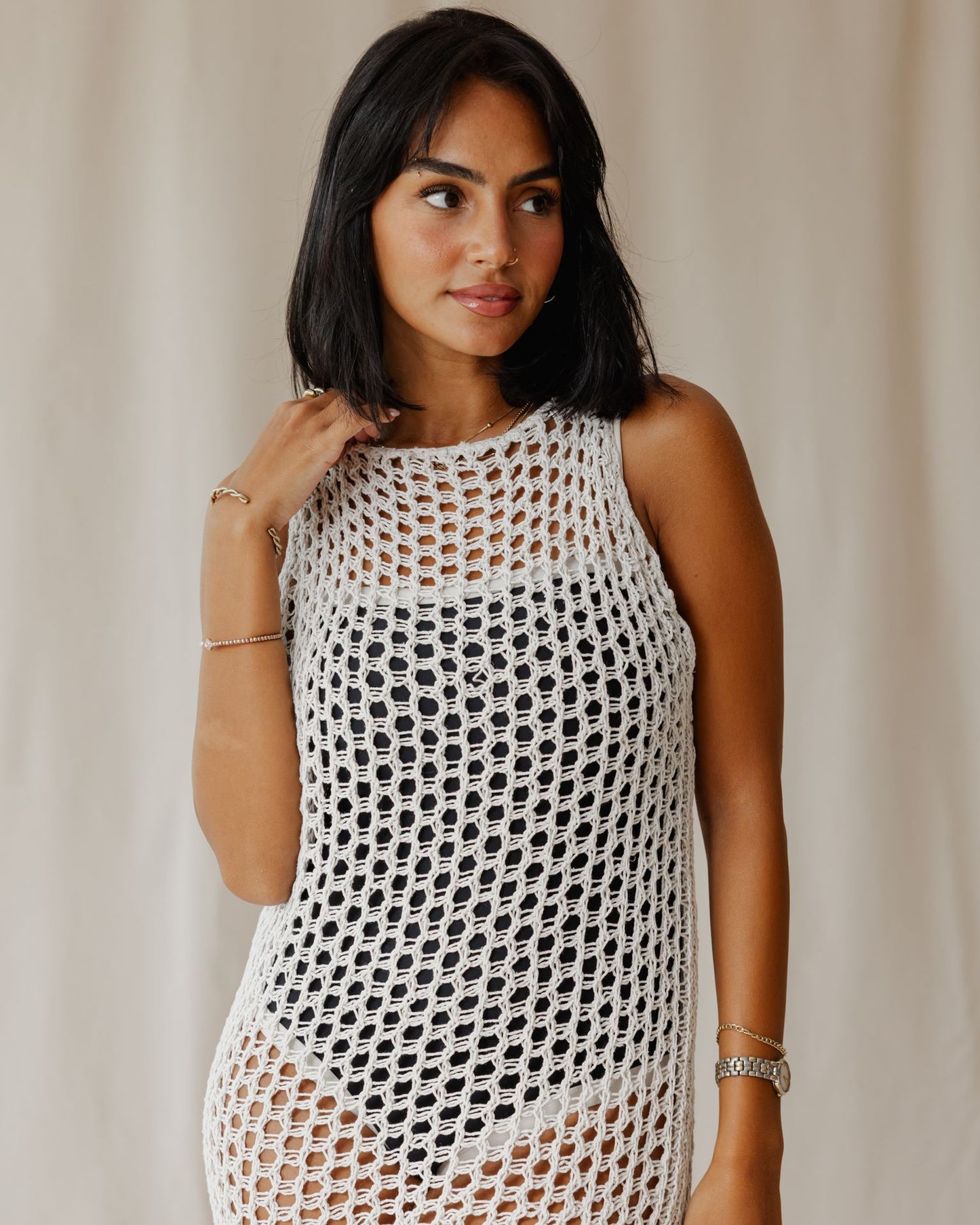 Off-White Handmade Knit Dress