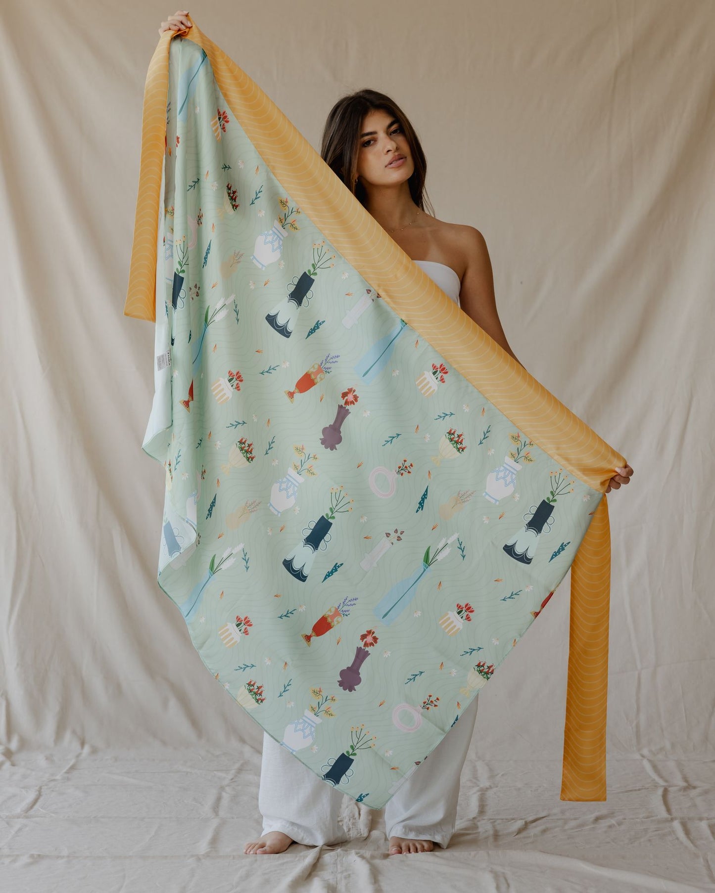 Botanical Daydream Sarong Mint