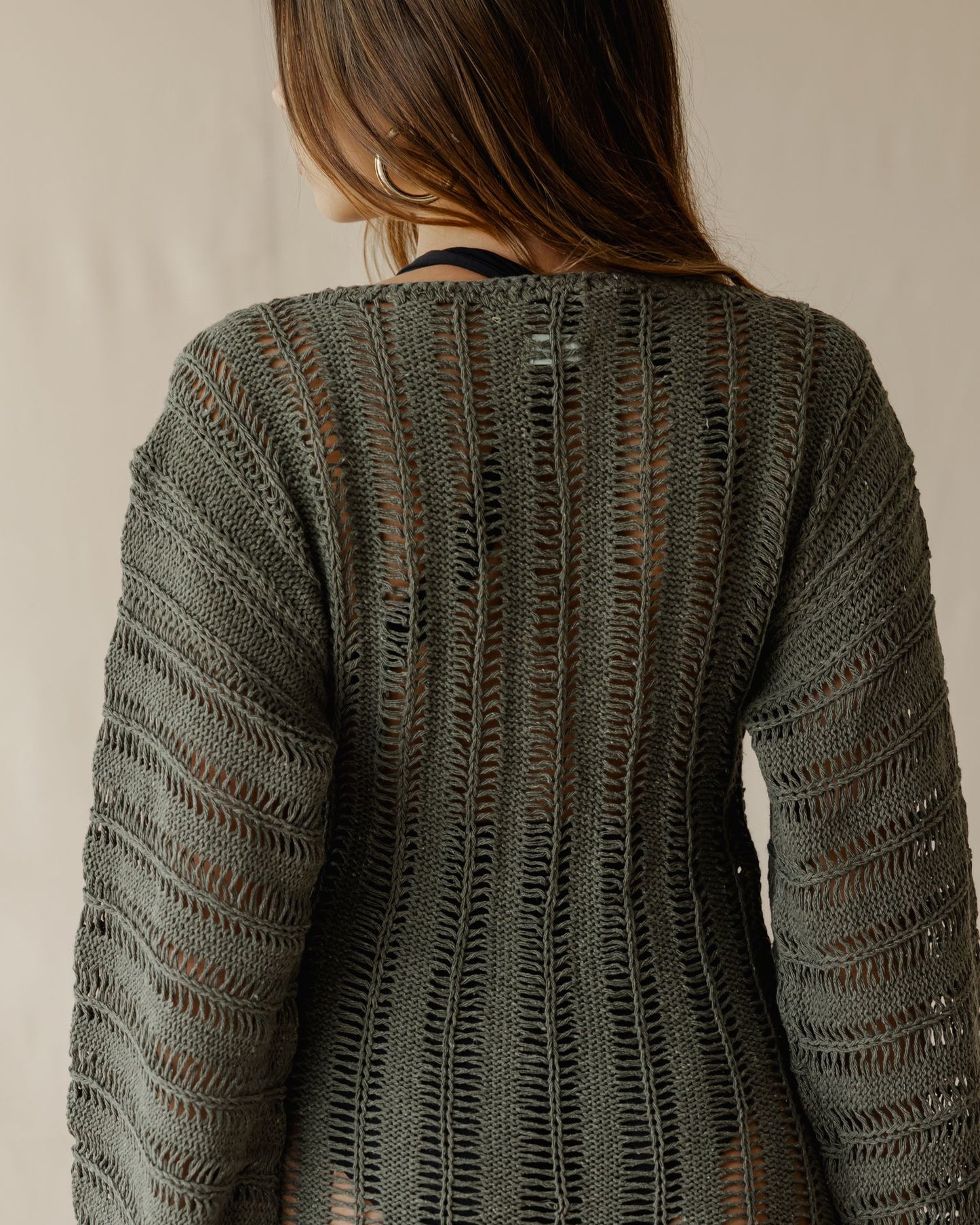 Waves & Weave Cover-Up Olive