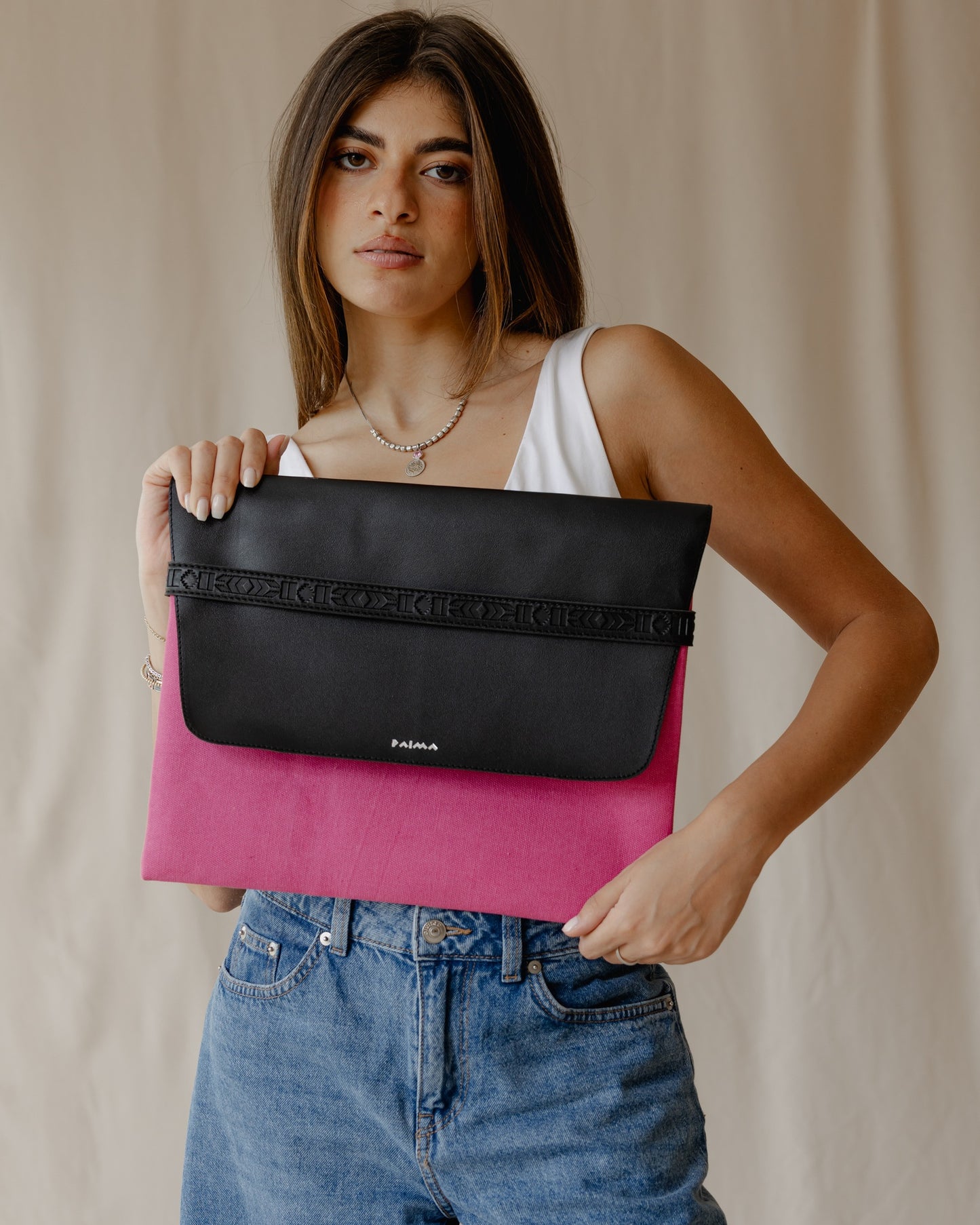 Aztec Laptop Sleeve In Pink