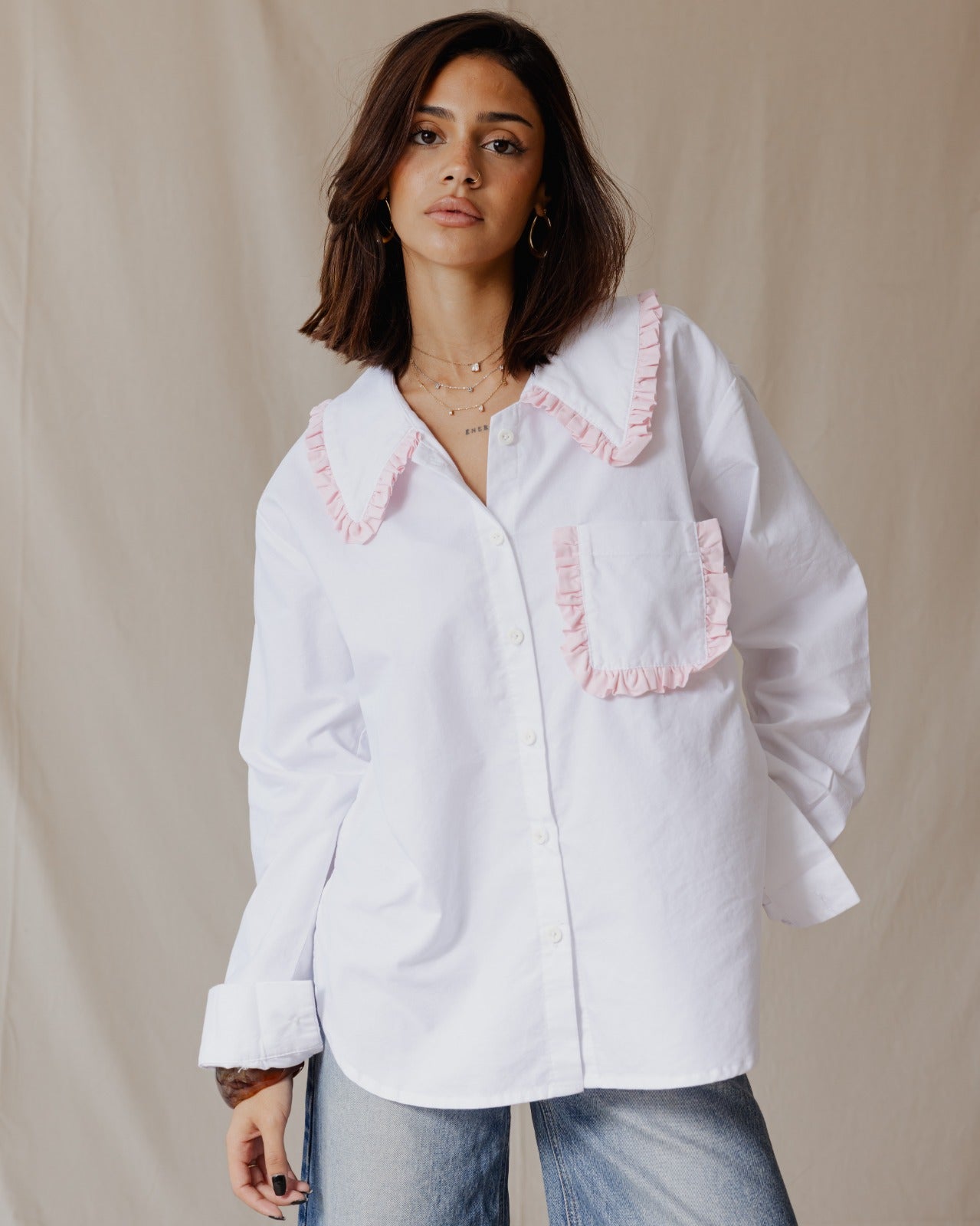 Cottage-Core Shirt White