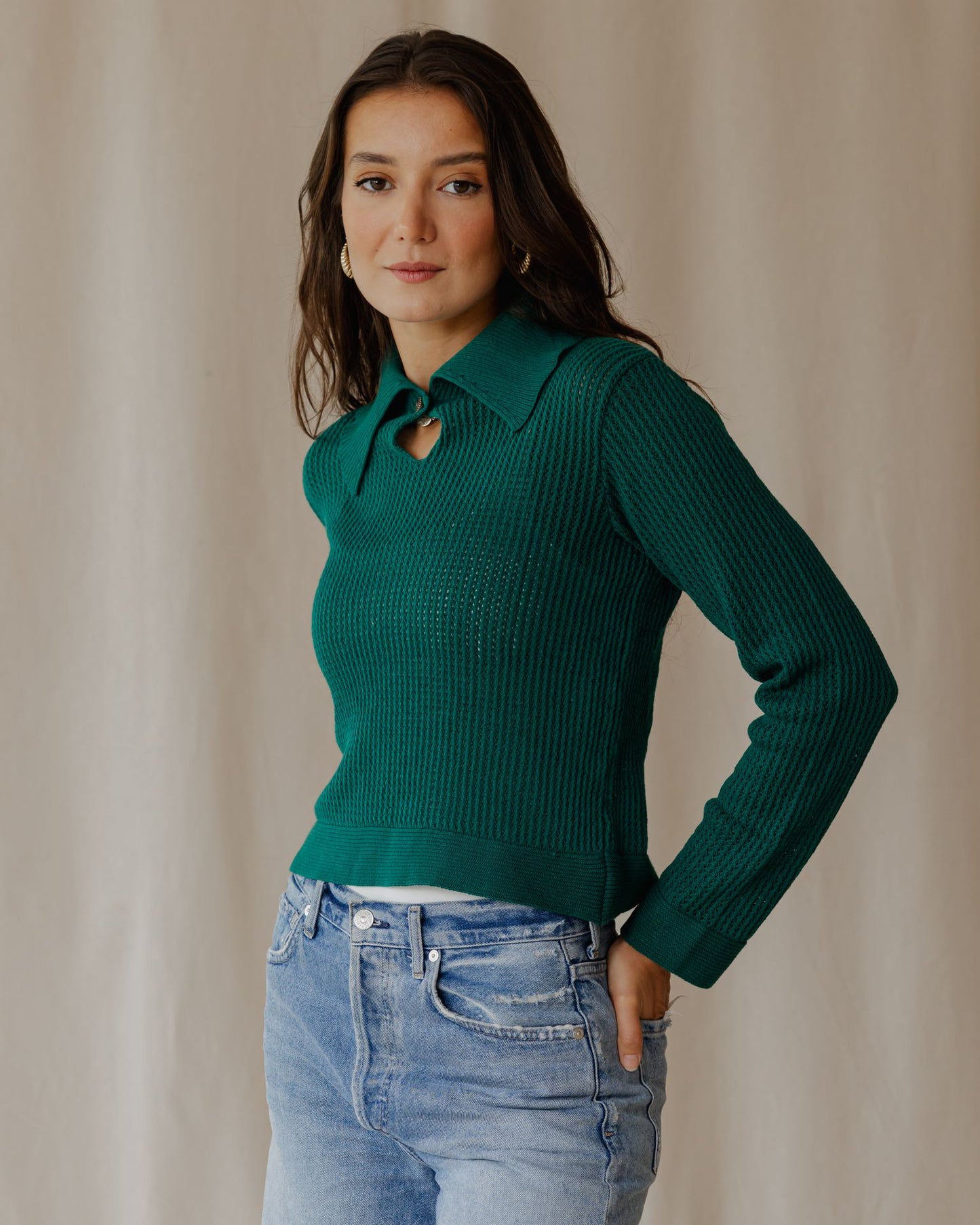 The Summer Sweater In Teal