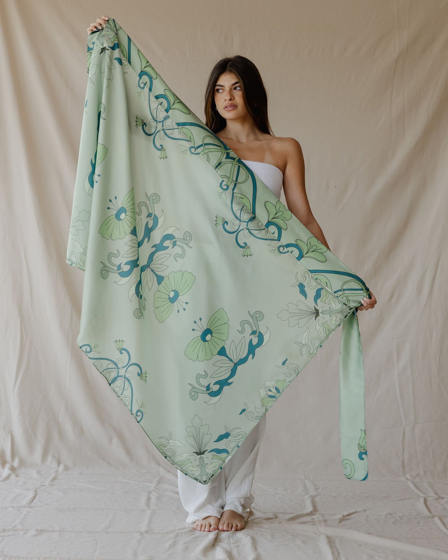 Mint Petal Muse Sarong