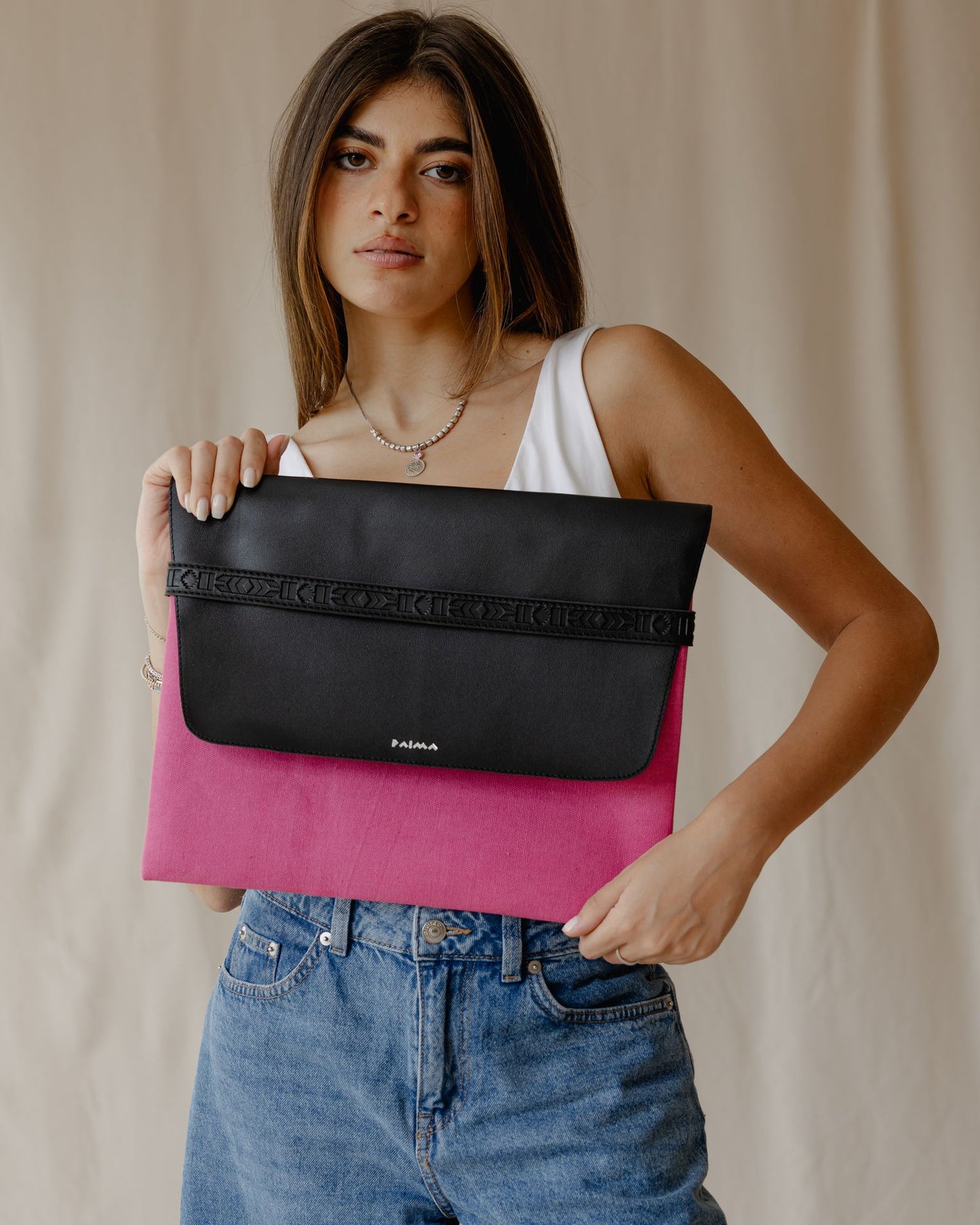 Aztec Laptop Sleeve In Pink