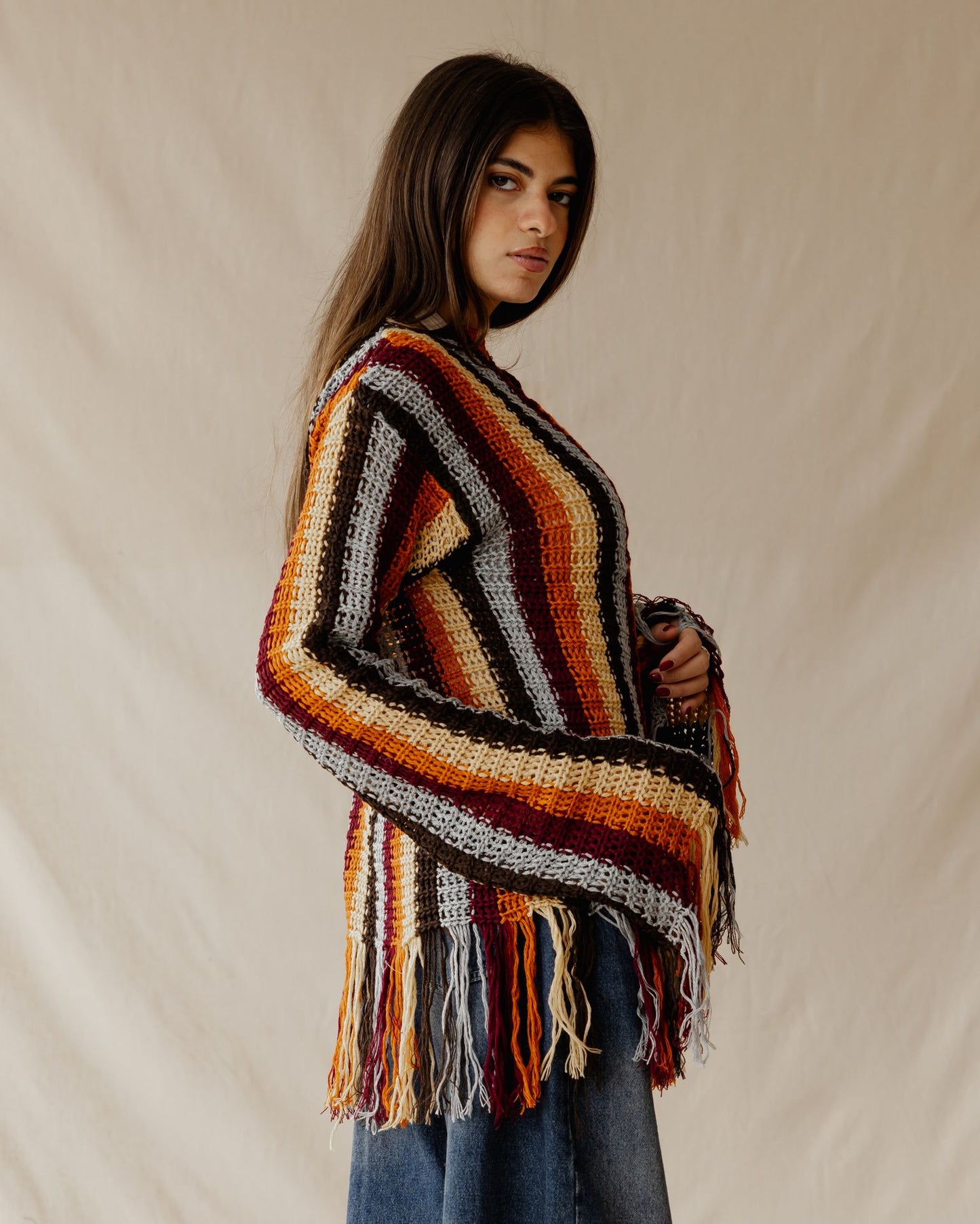 كارديجان خريفي محبوك