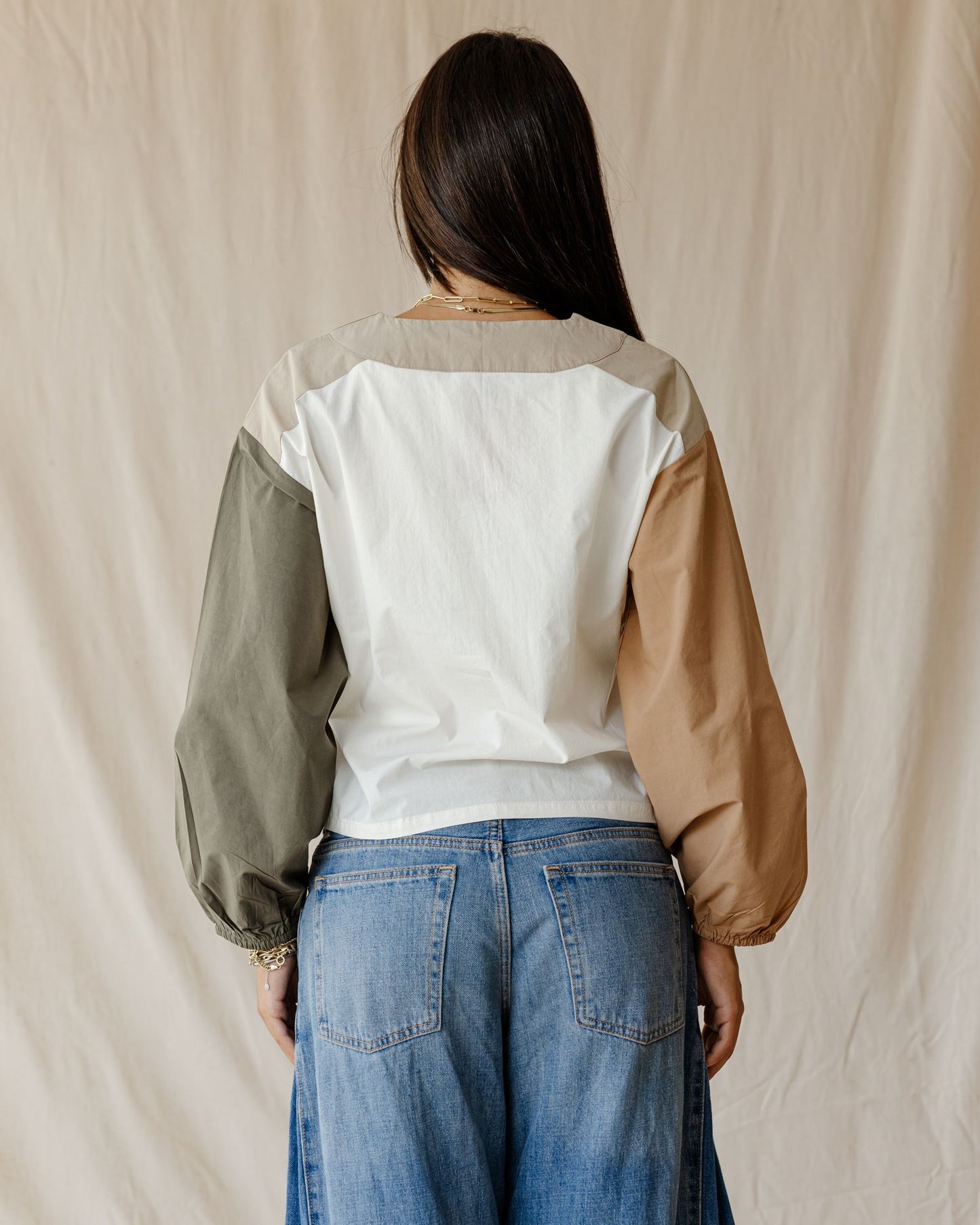 Nomad Patch Brown Blouse