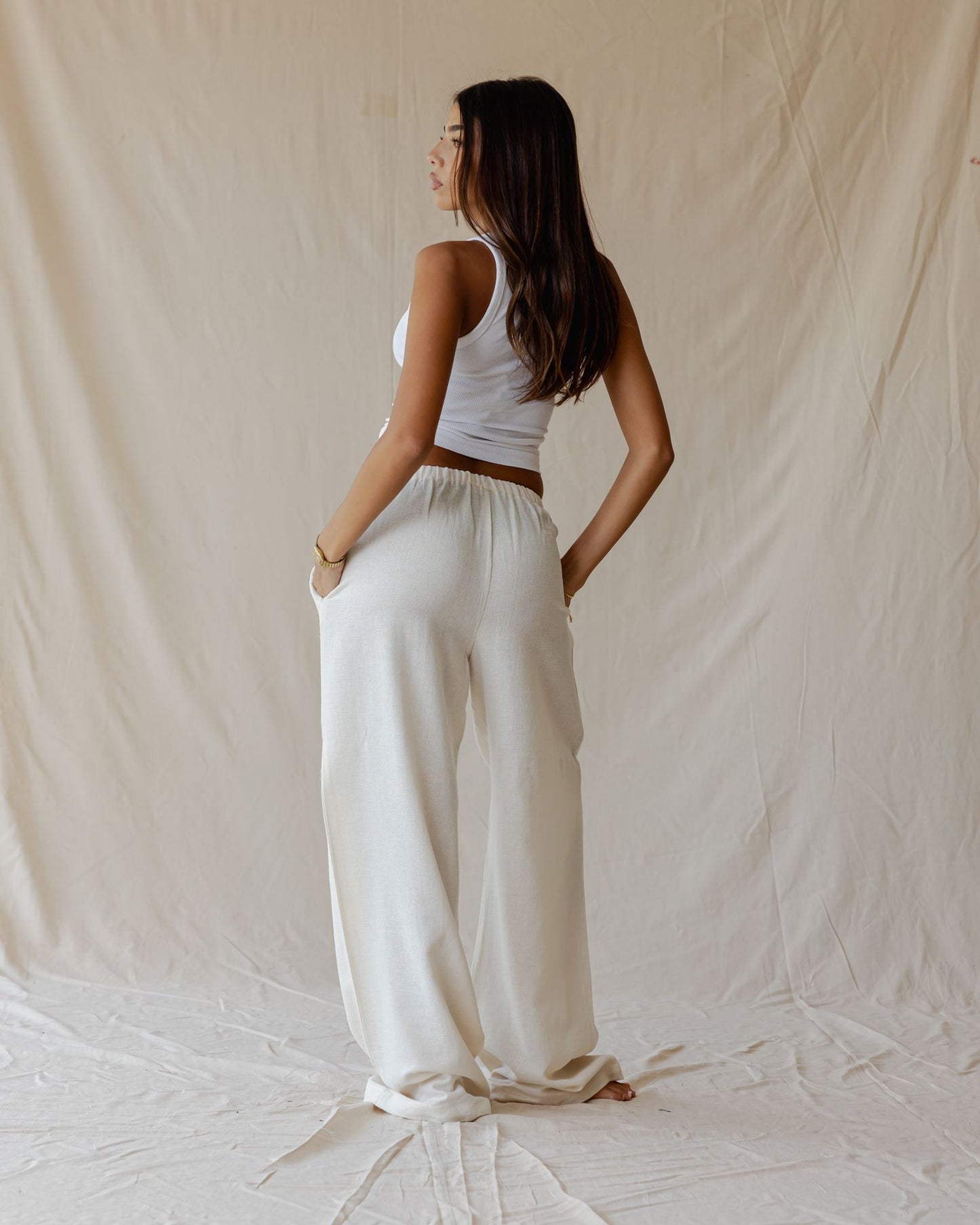 Liora Off-White Pants