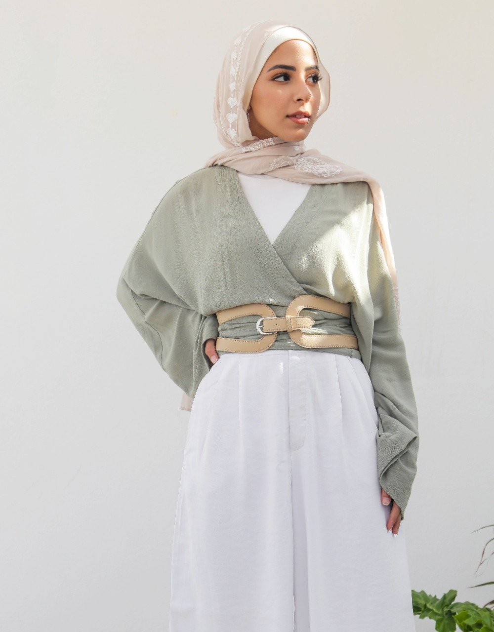 Minimal Belt Beige