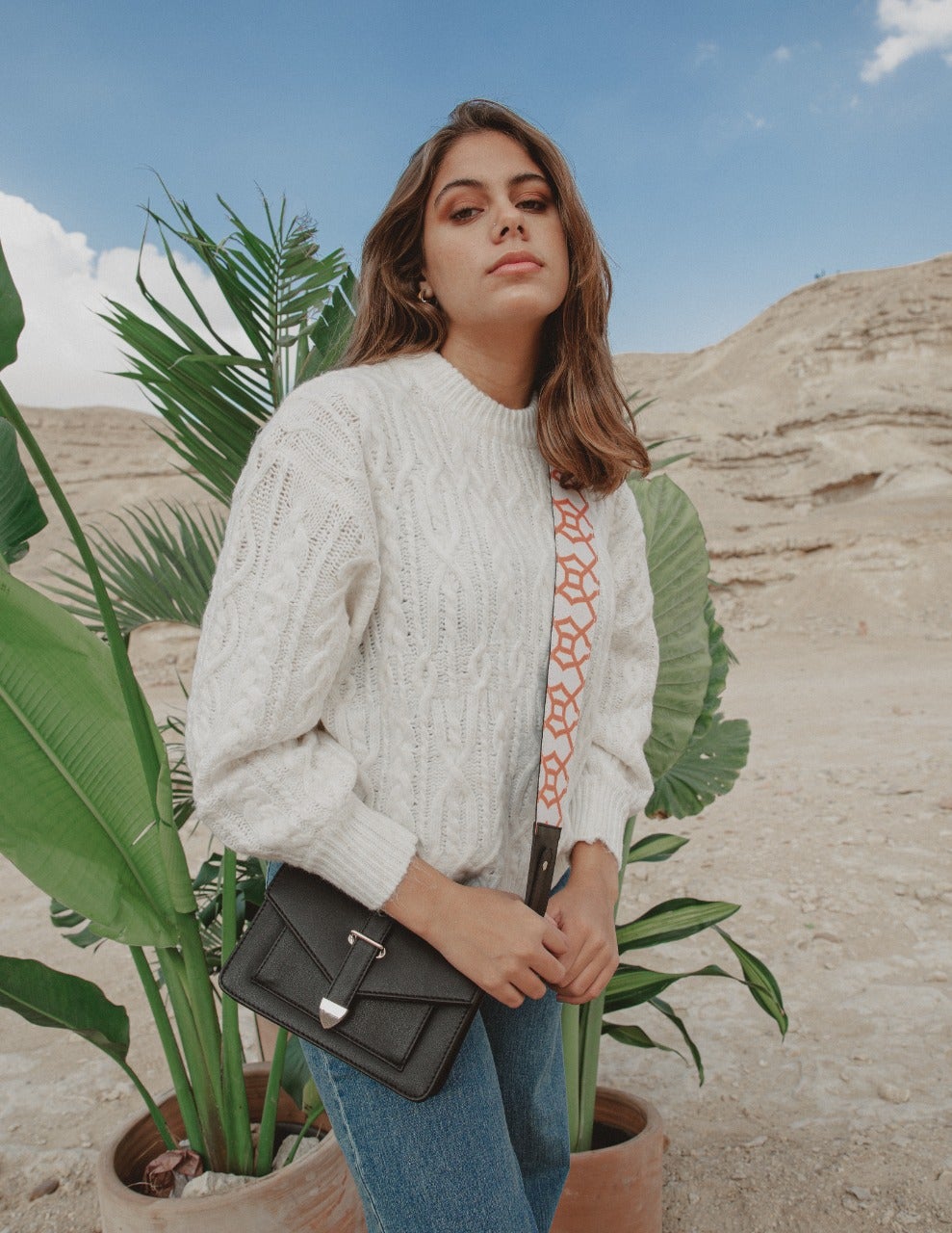 حقيبة Inca X Palma مقبض عزر البرتقال