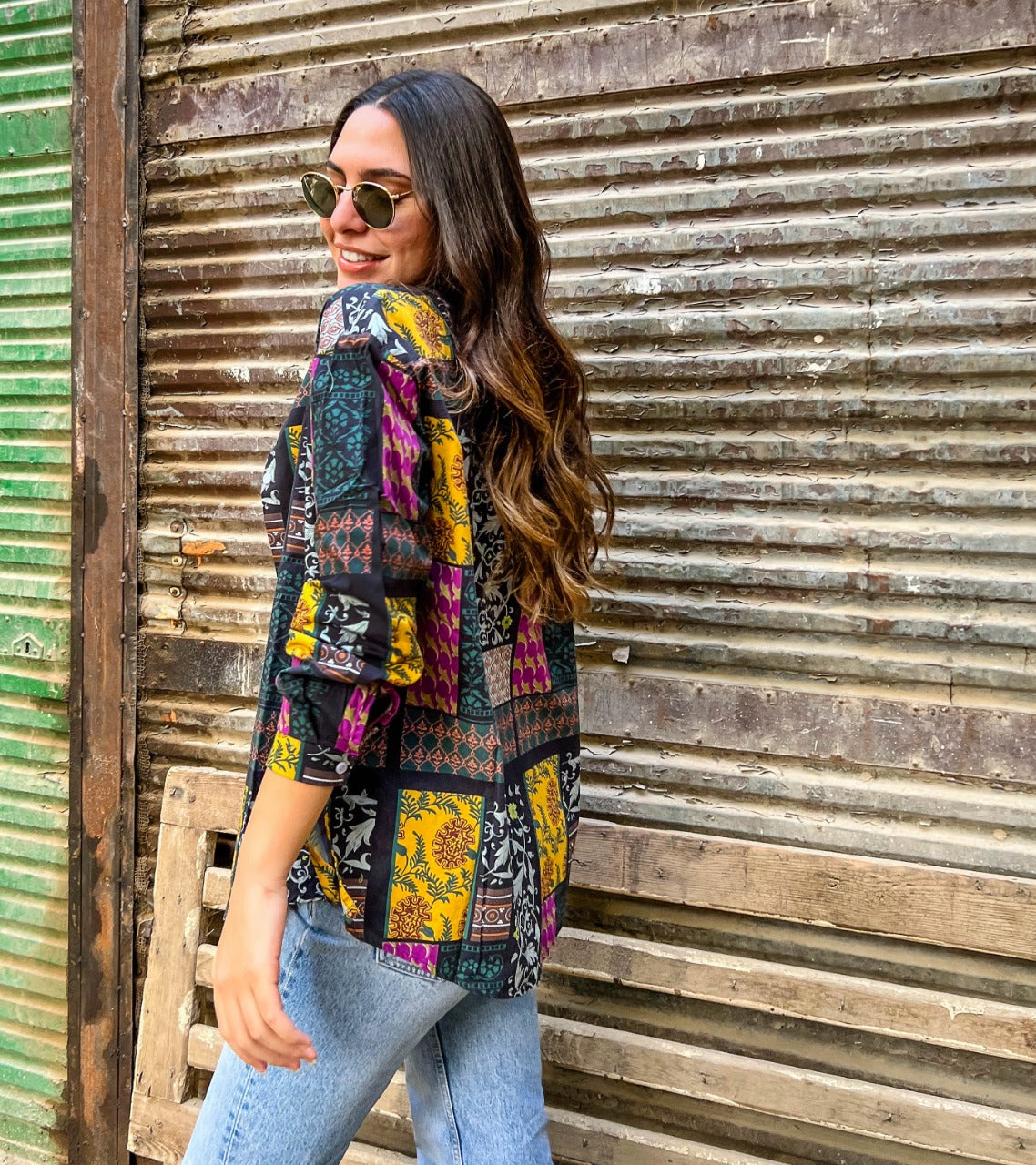 Indian Patchwork Shirt