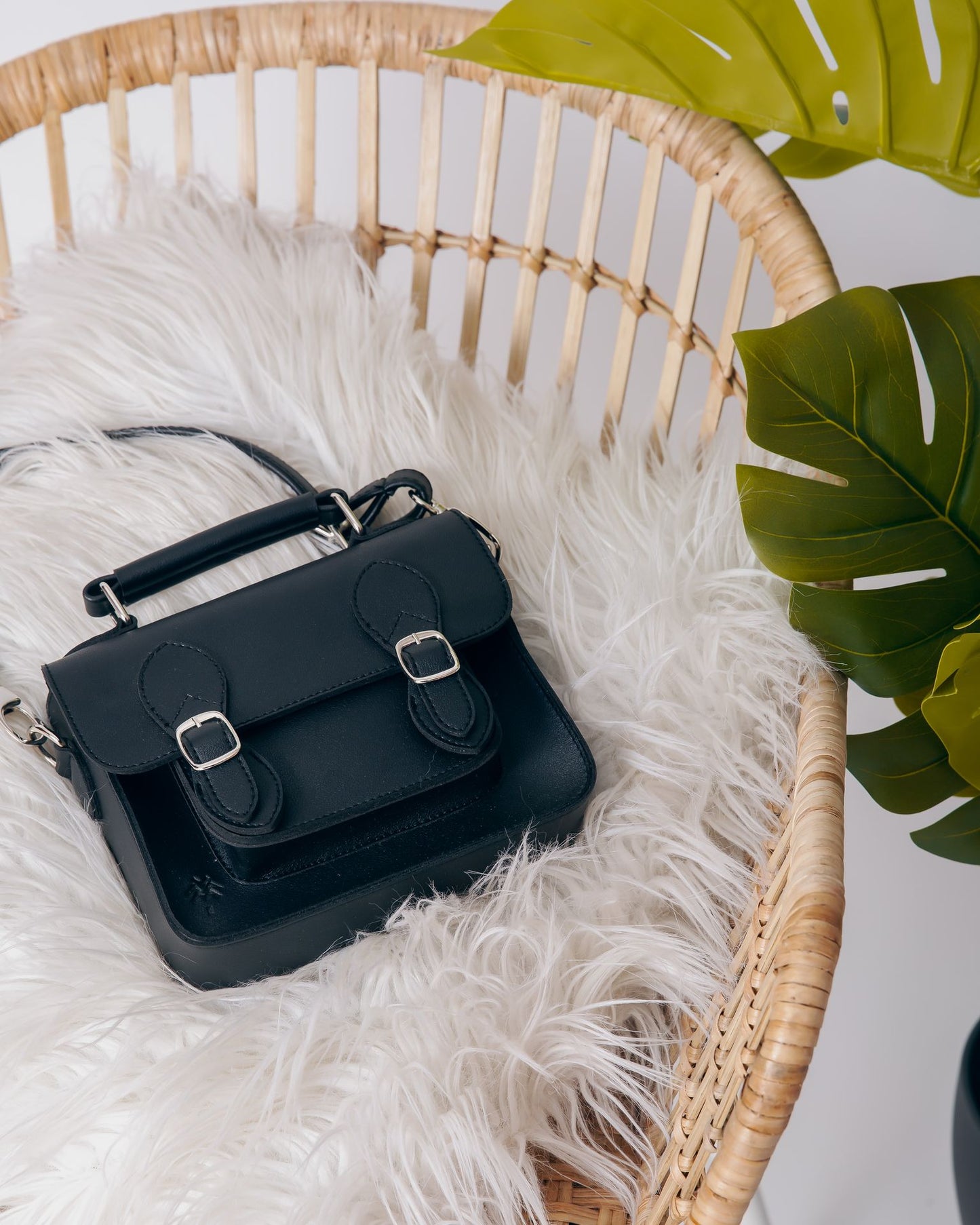 Black Mini Satchel