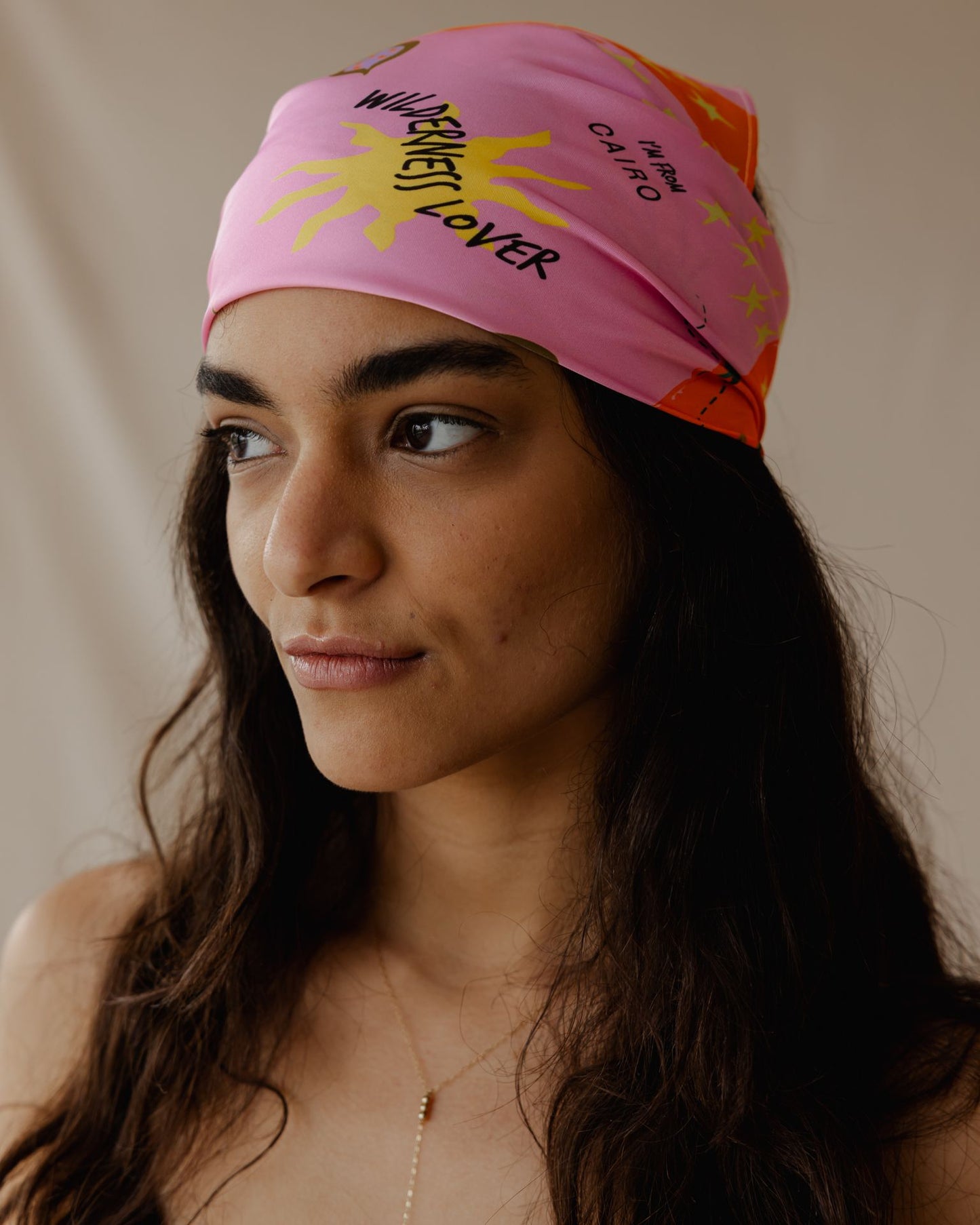 Wilderness Lover Scarf Hot Pink X Orange