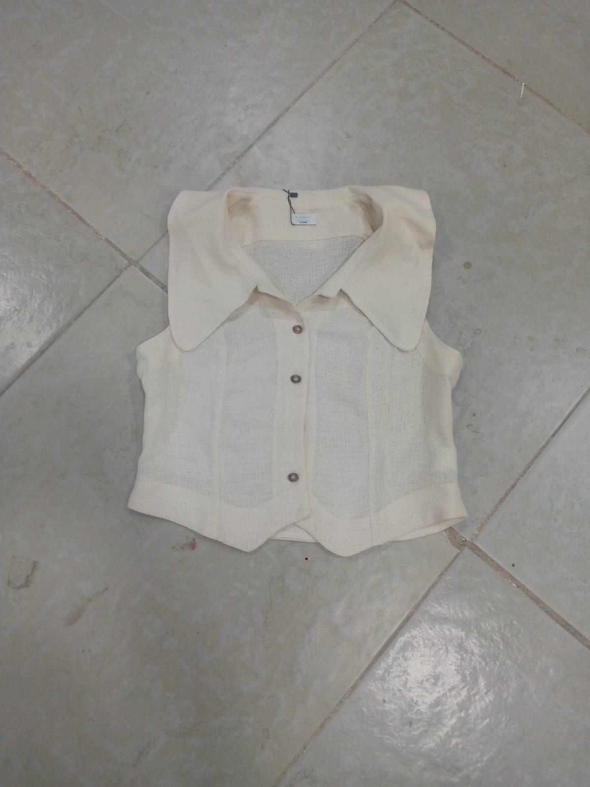 Liora Off-White Vest