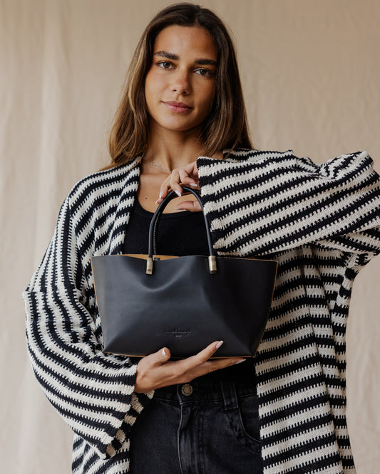 The Luce Genuine Bag In Black