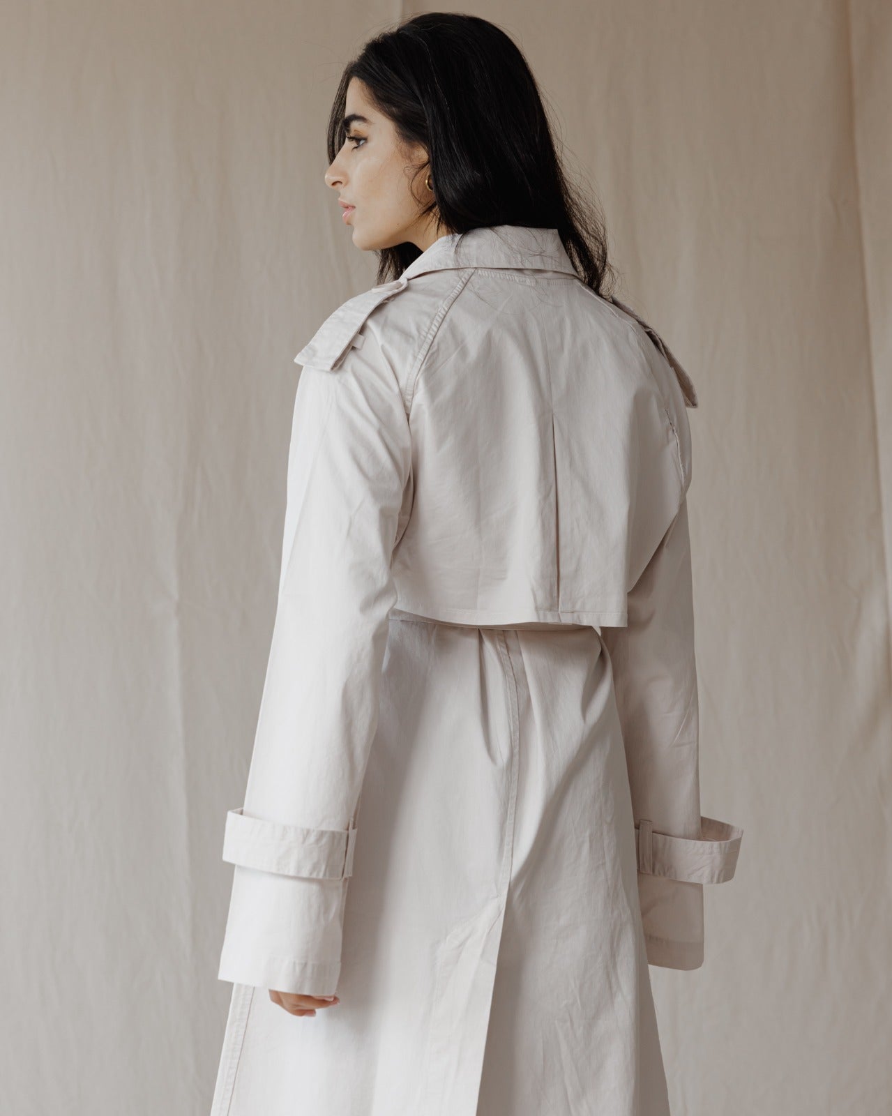 Relax Fit Trench Coat Beige