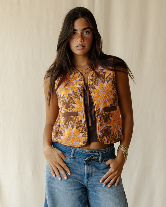 Solstice Bloom Reversible Vest