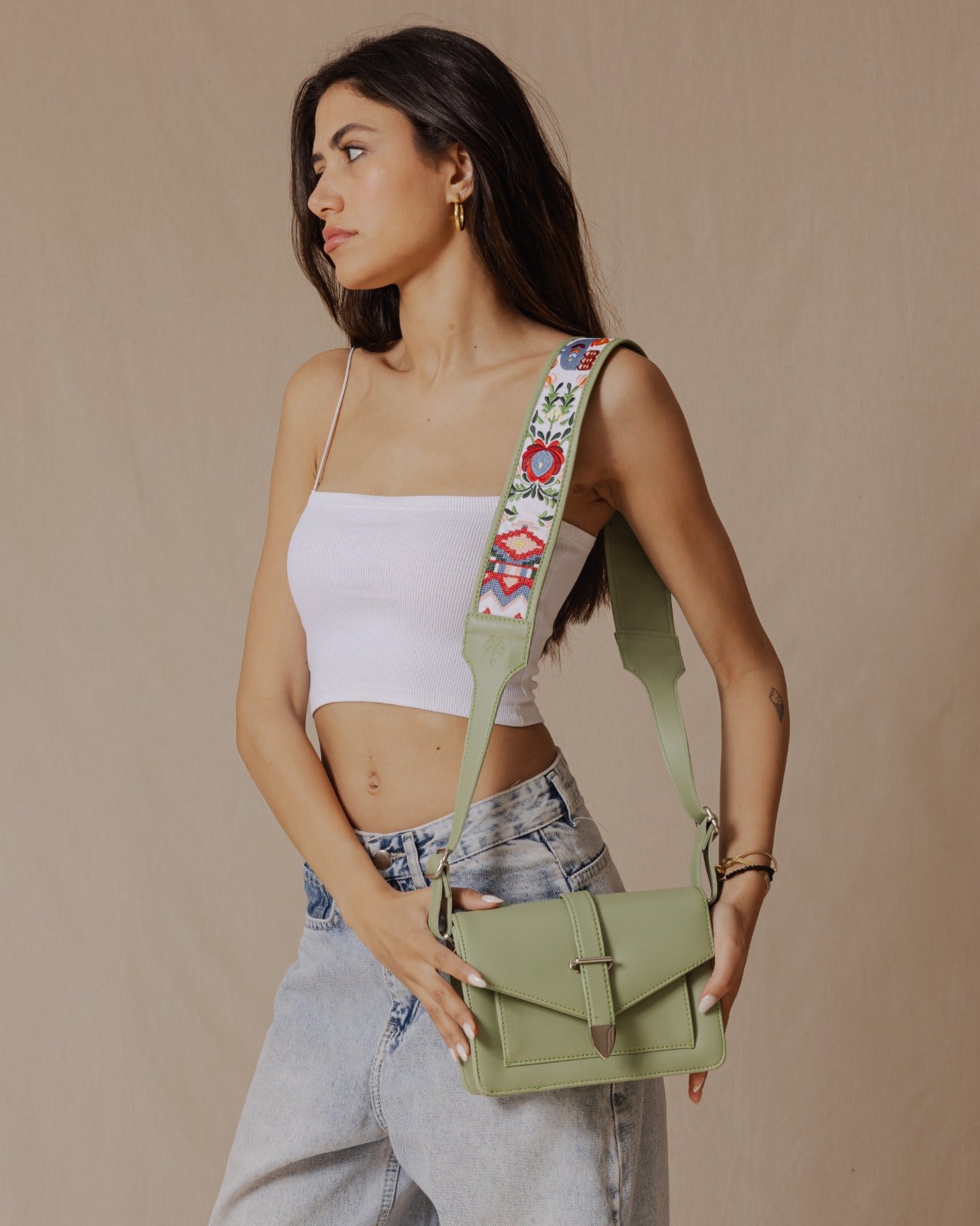 Town Cross-Bag Mint Green