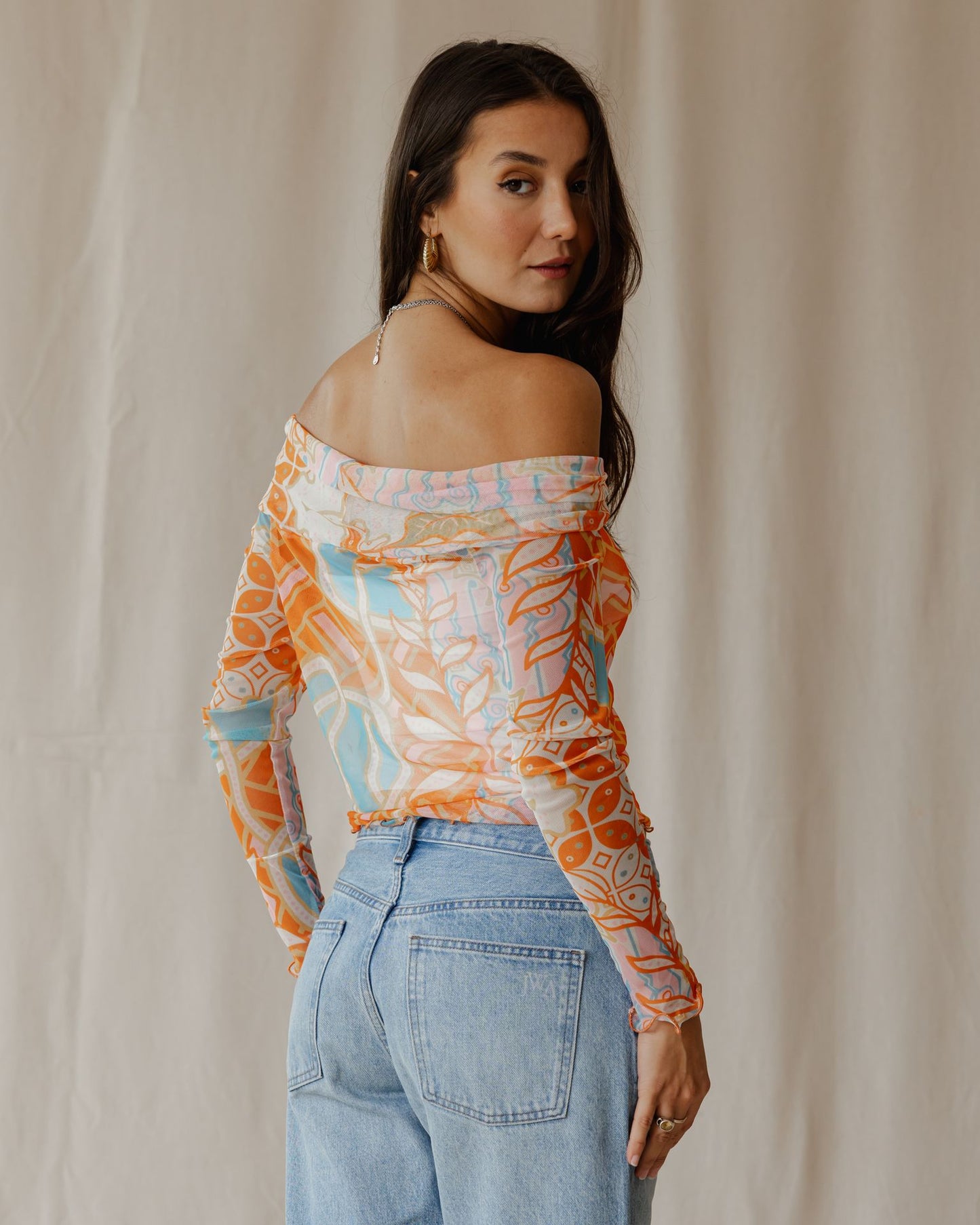 Sunrise Mirage Mesh Top