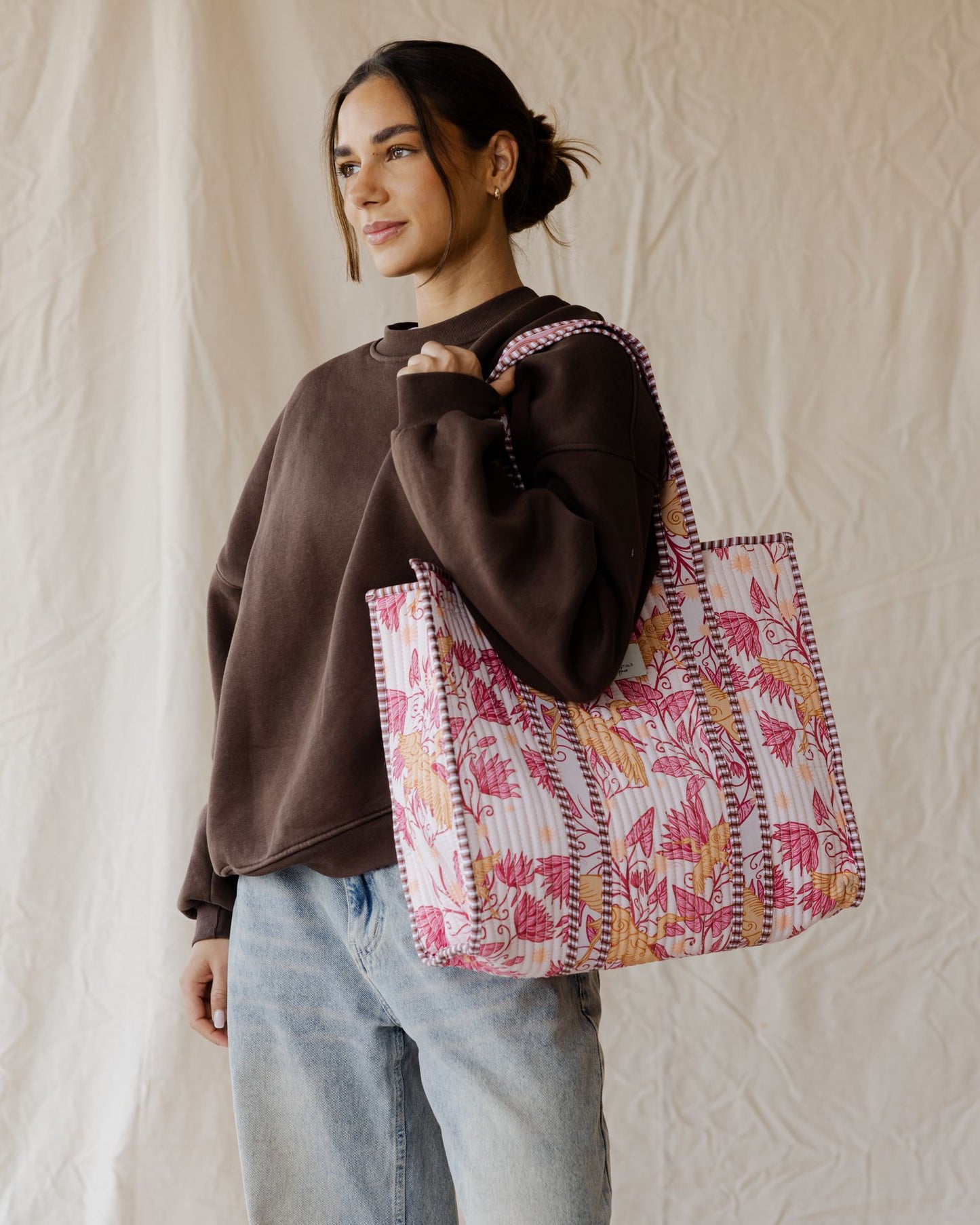 حقيبة تسوق مبطنة بتصميم سماء ليمينال