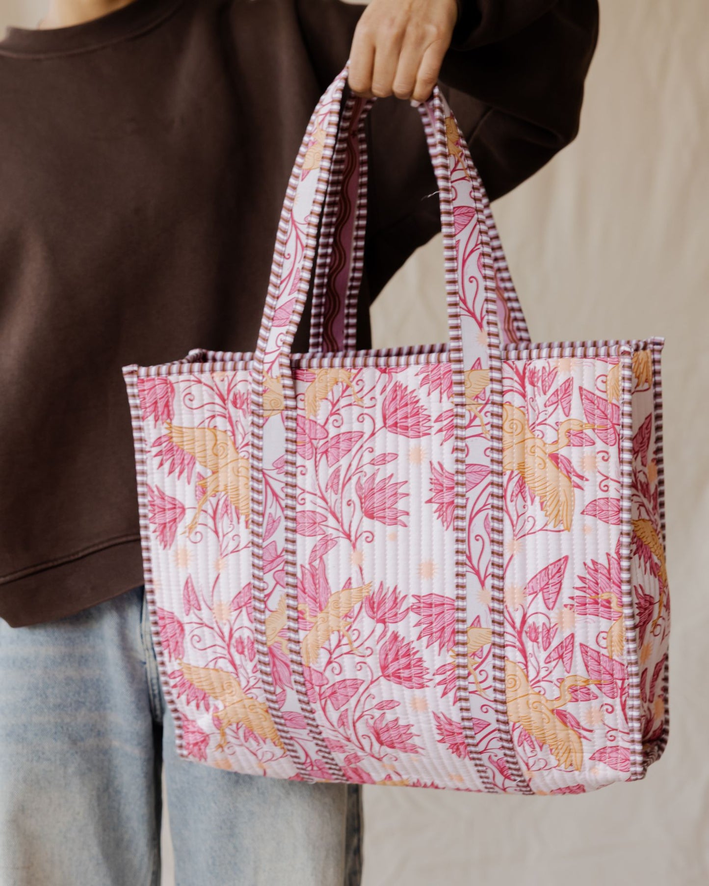 حقيبة تسوق مبطنة بتصميم سماء ليمينال