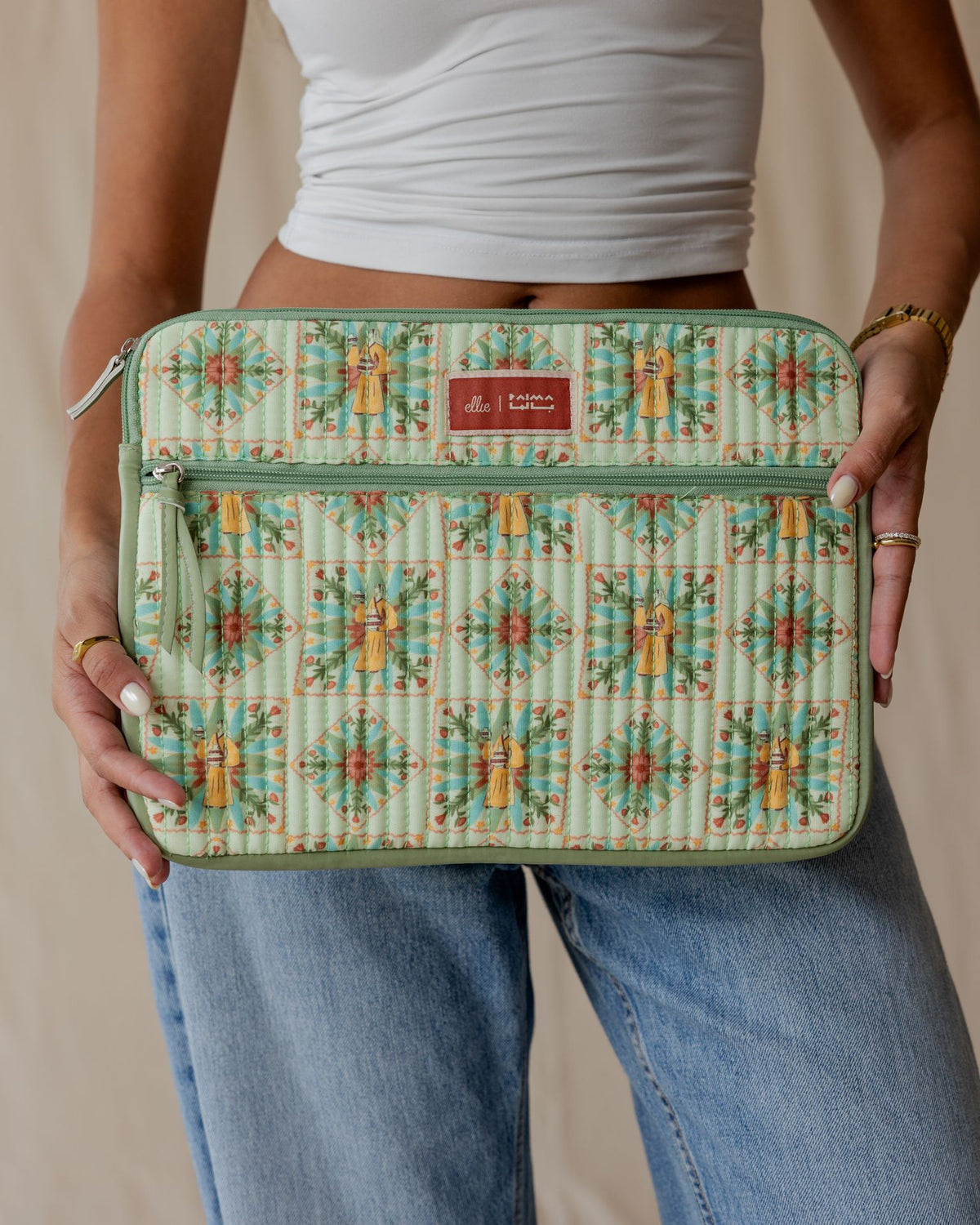 The Pottery Keeper Quilted Laptop Sleeve
