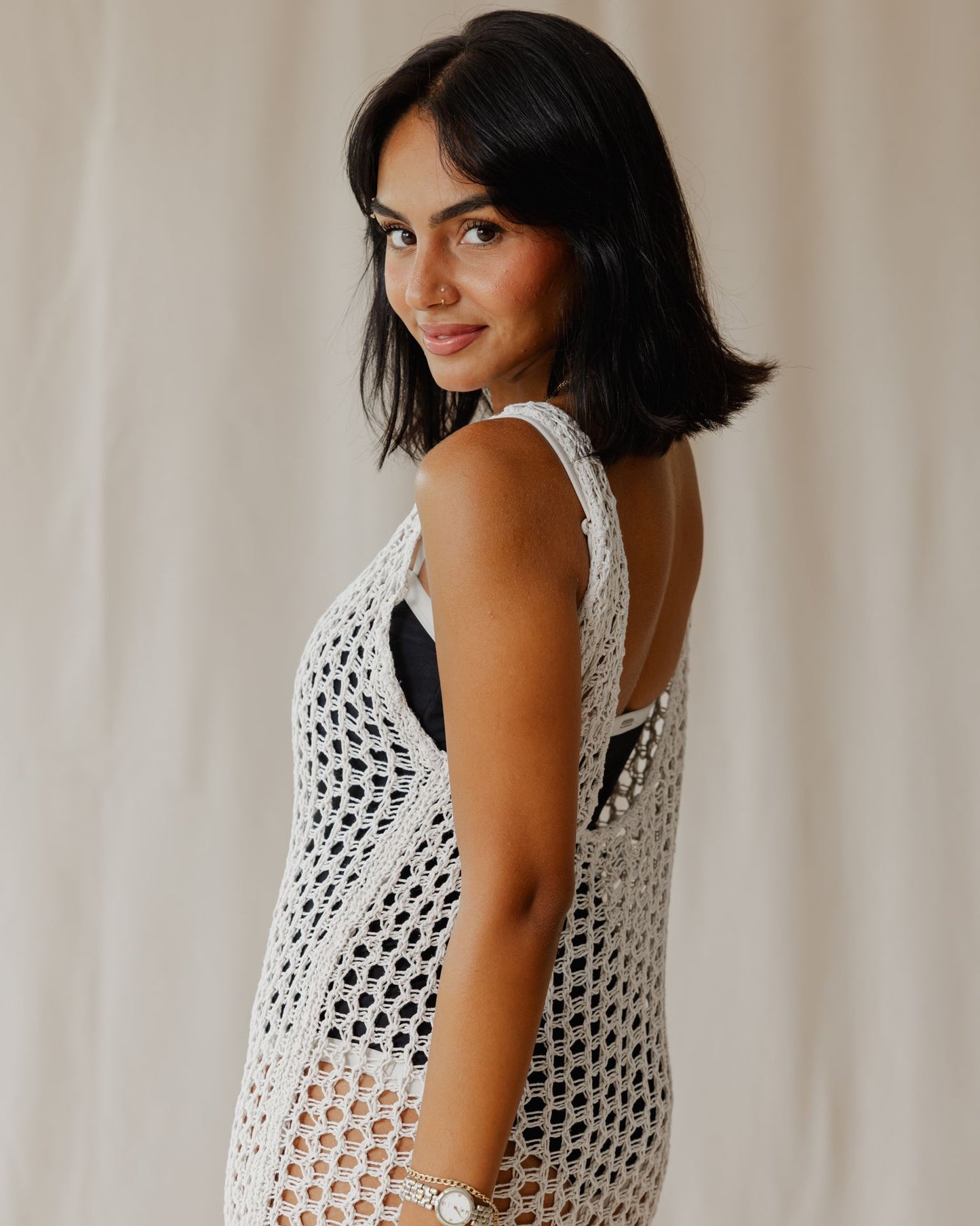 Off-White Handmade Knit Dress
