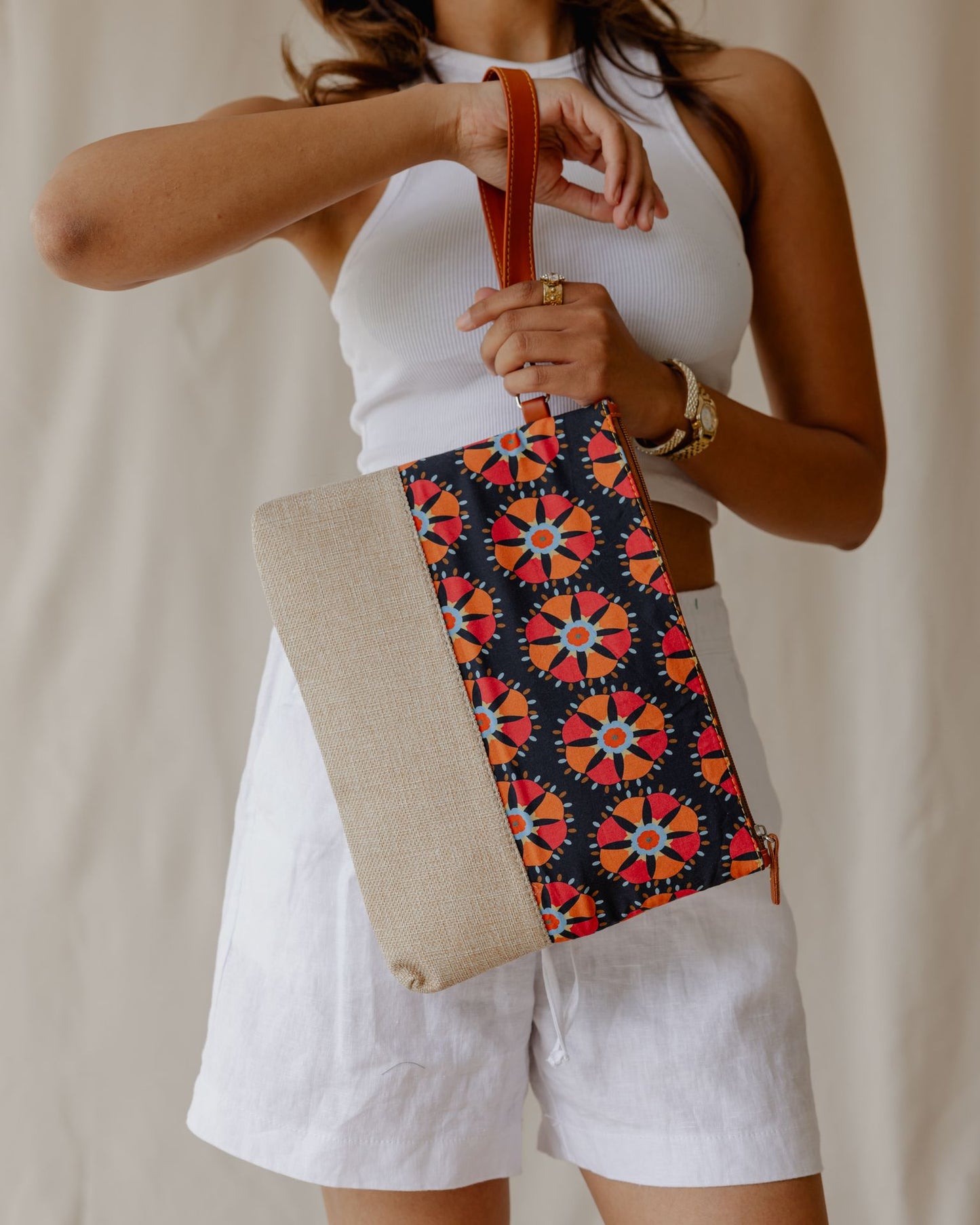 Indigo Loop Beach Pouch