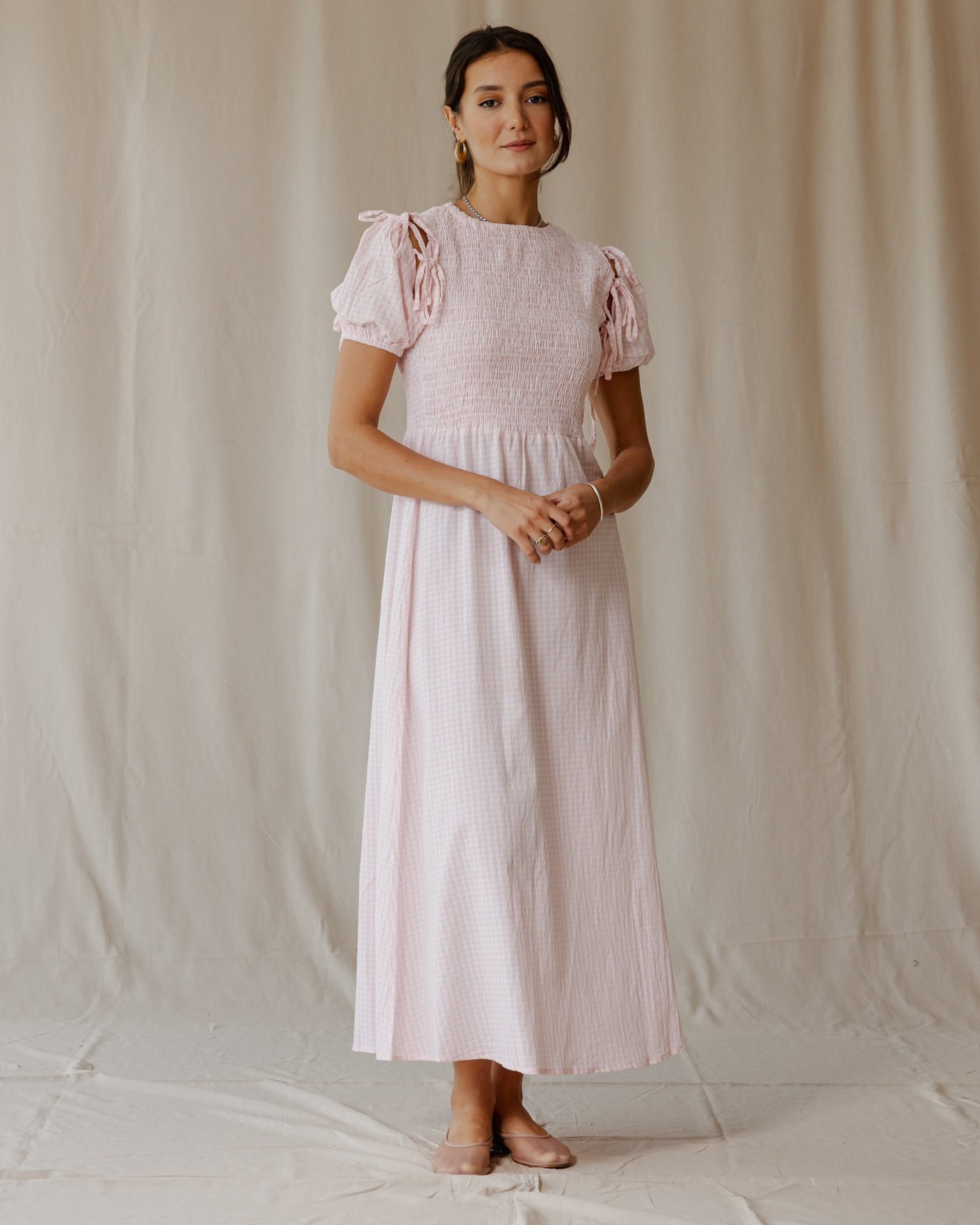 Pastel Picnic Pink Dress